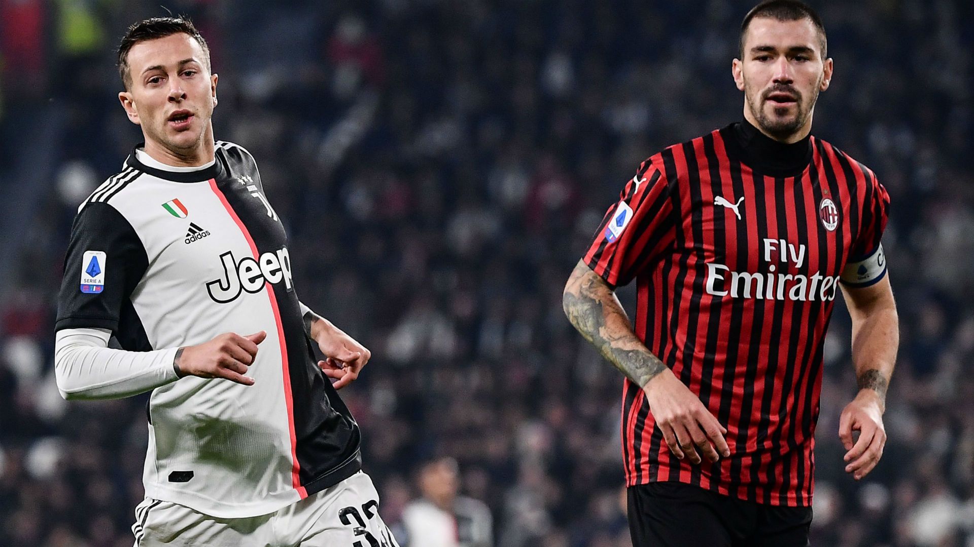 Bernardeschi Romagnoli Juventus Milan Serie A