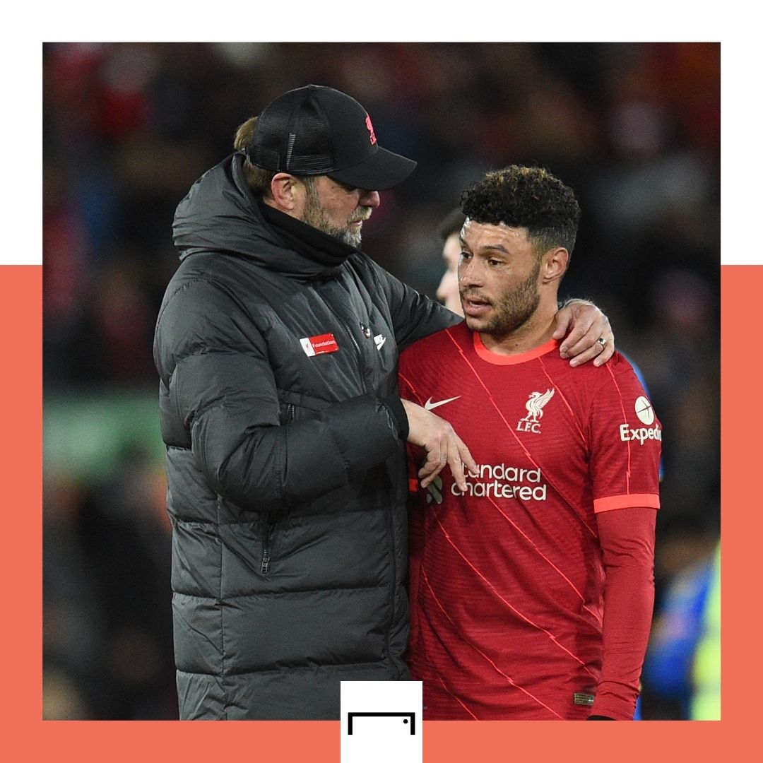 Jurgen Klopp Alex Oxlade-Chamberlain Liverpool Premier League 2021-22 GFX