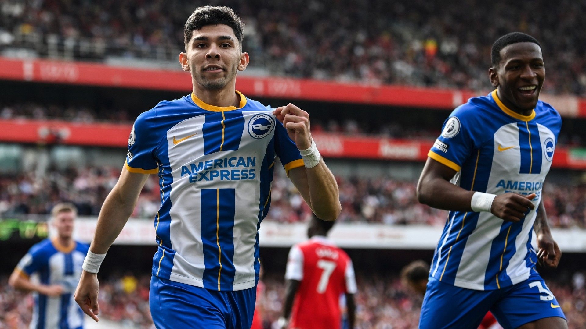 Julio Enciso Brighton vs Arsenal 2022-23