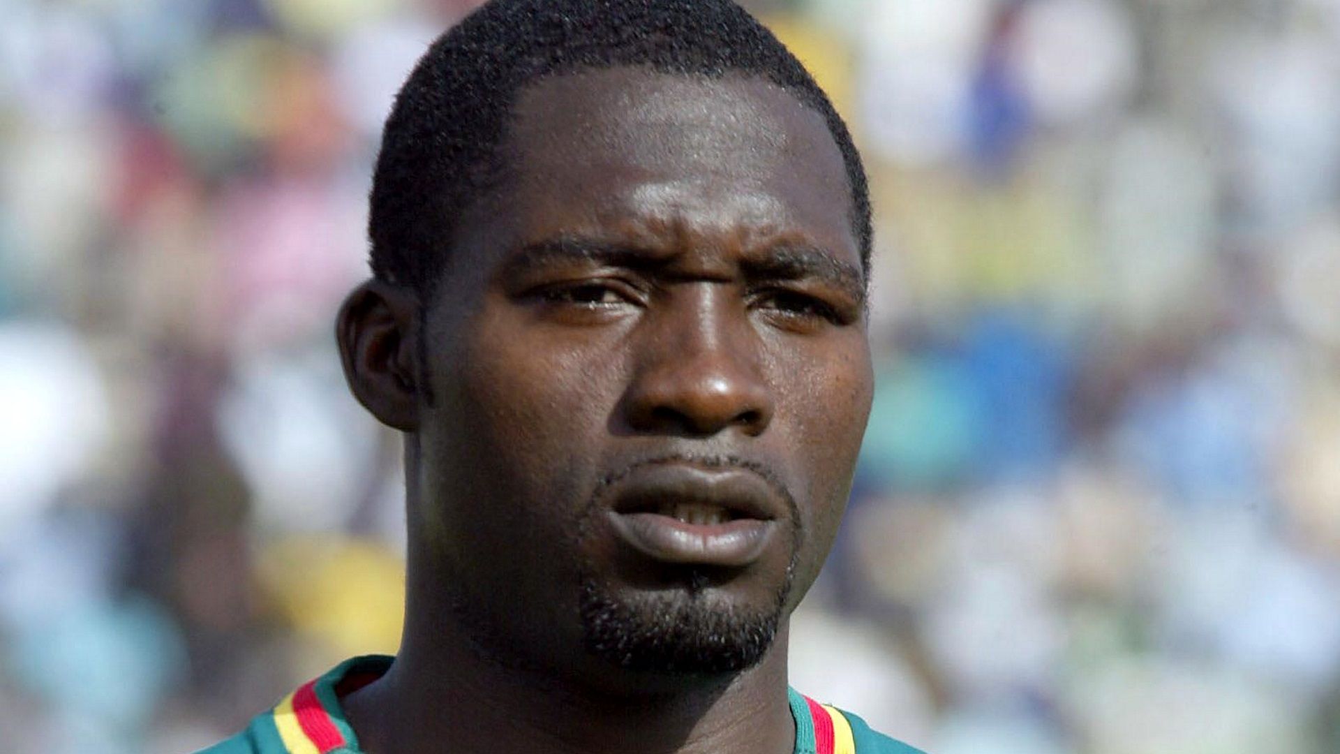Marc-Vivien Foe of Cameroon portrait