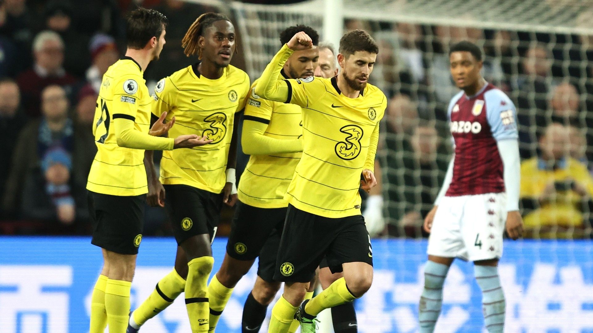 Jorginho Chelsea Aston Villa 2021-22