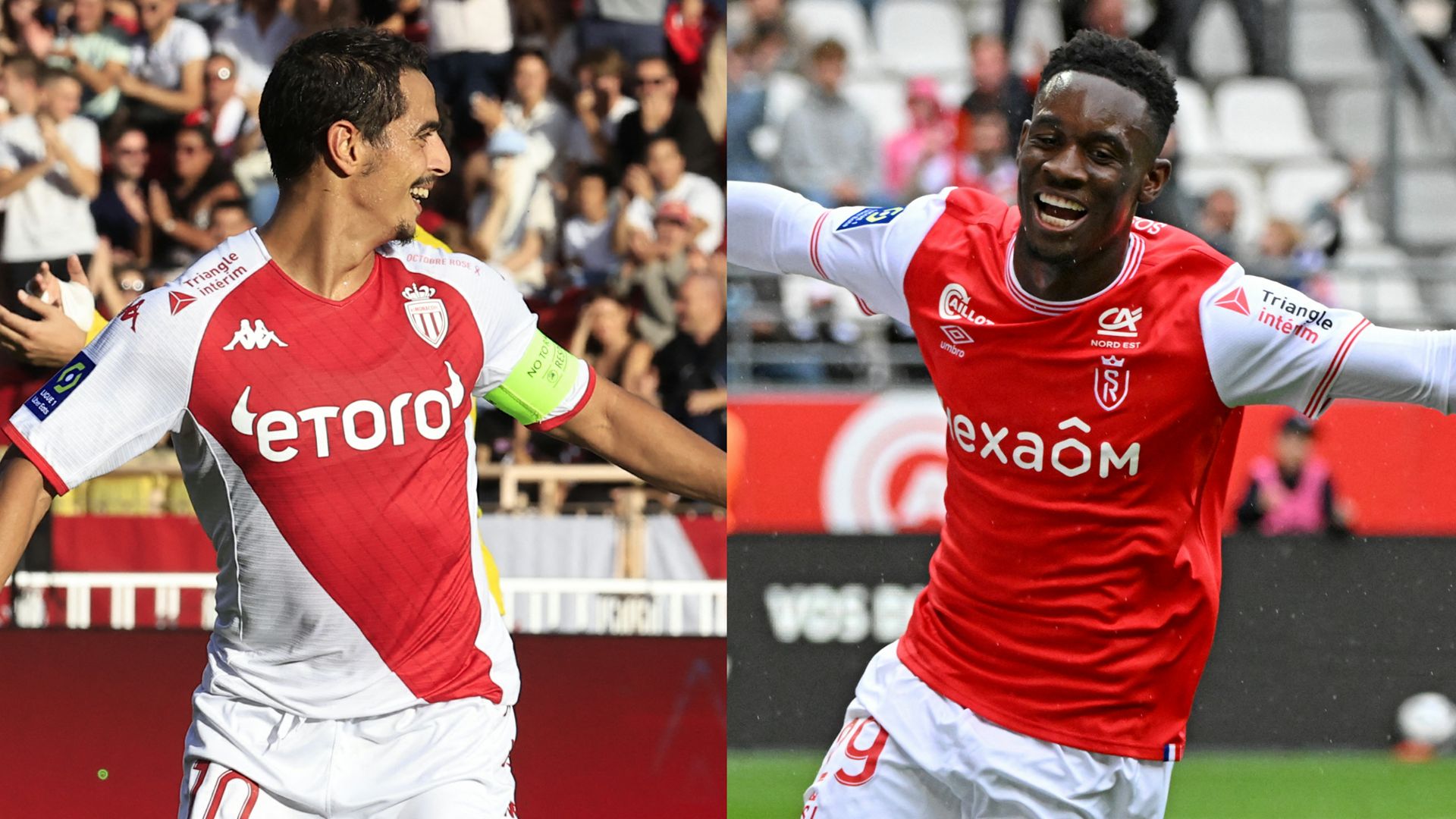 Monaco Reims Ben Yedder Balogun Ligue 1