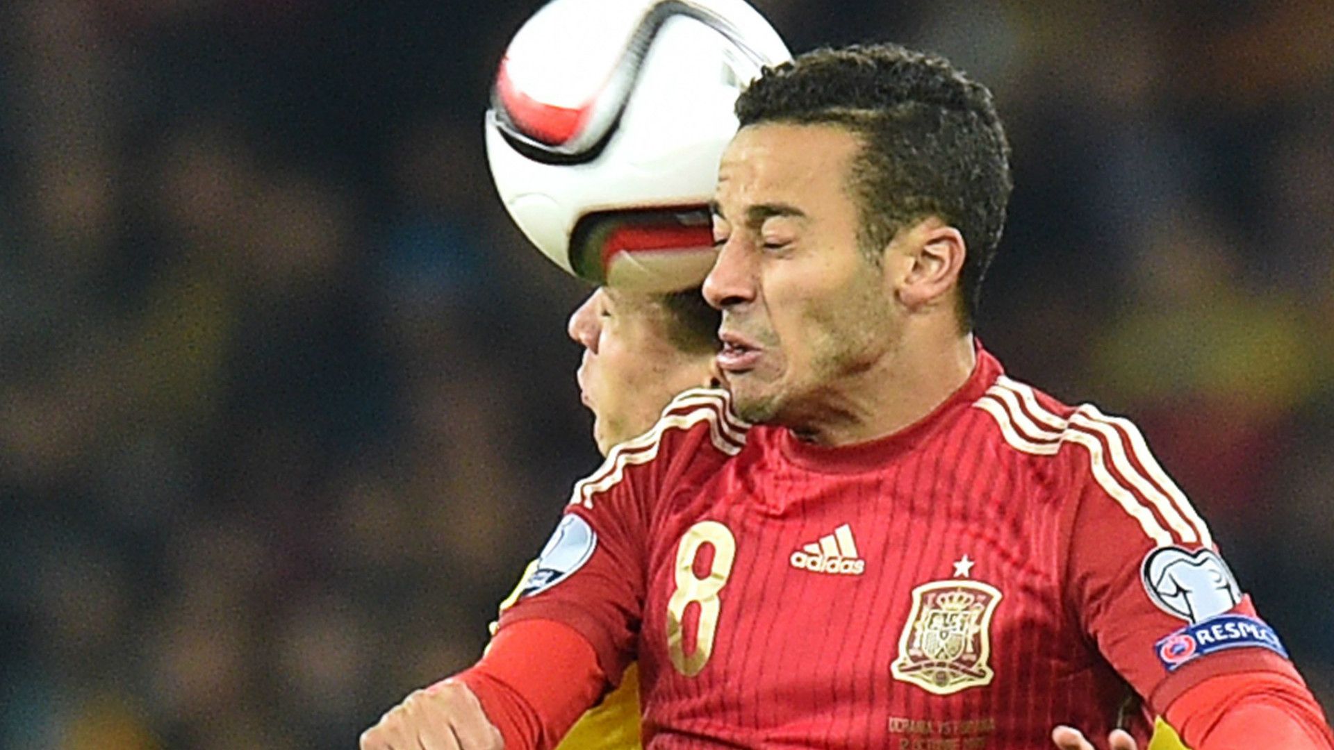 Thiago Alcantara Ukraine Spain Euro Qualifier