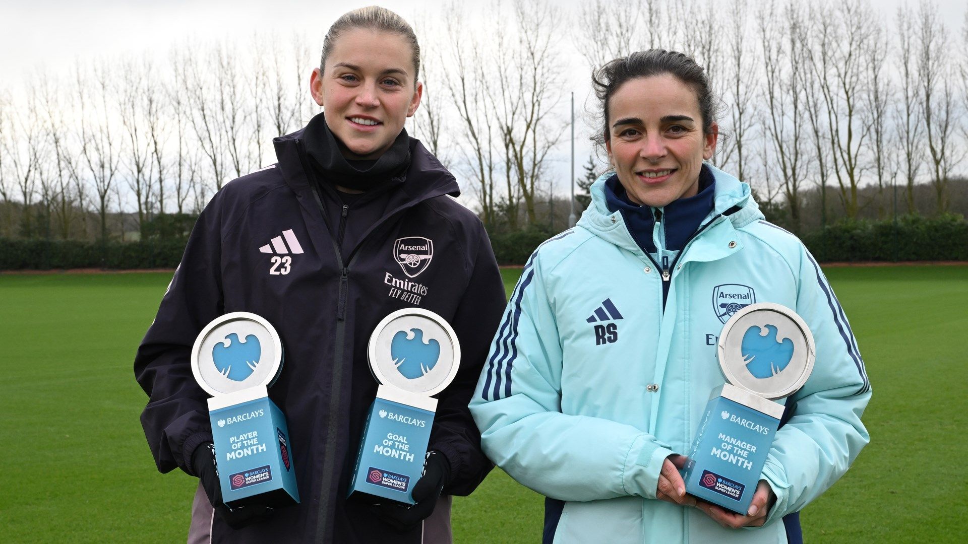 Alessia Russo Renee Slegers Arsenal Women WSL awards 2025