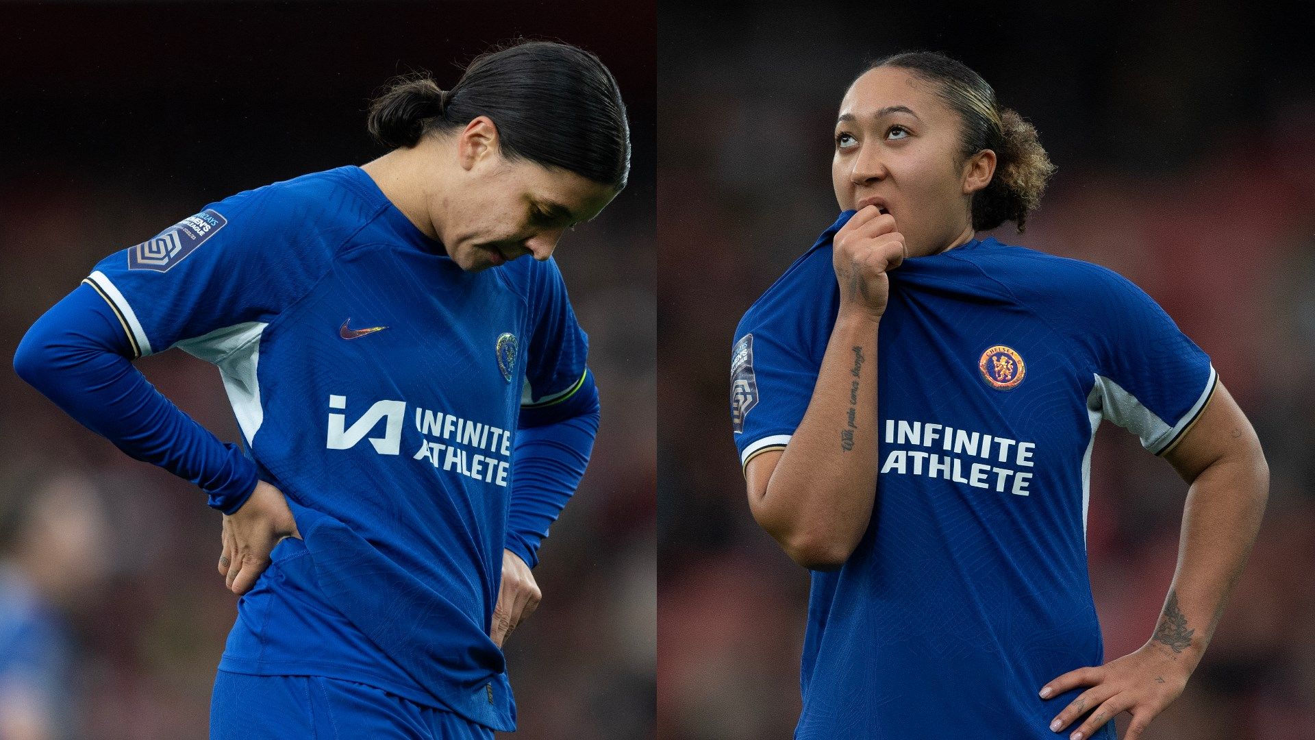 Sam Kerr Lauren James Chelsea split