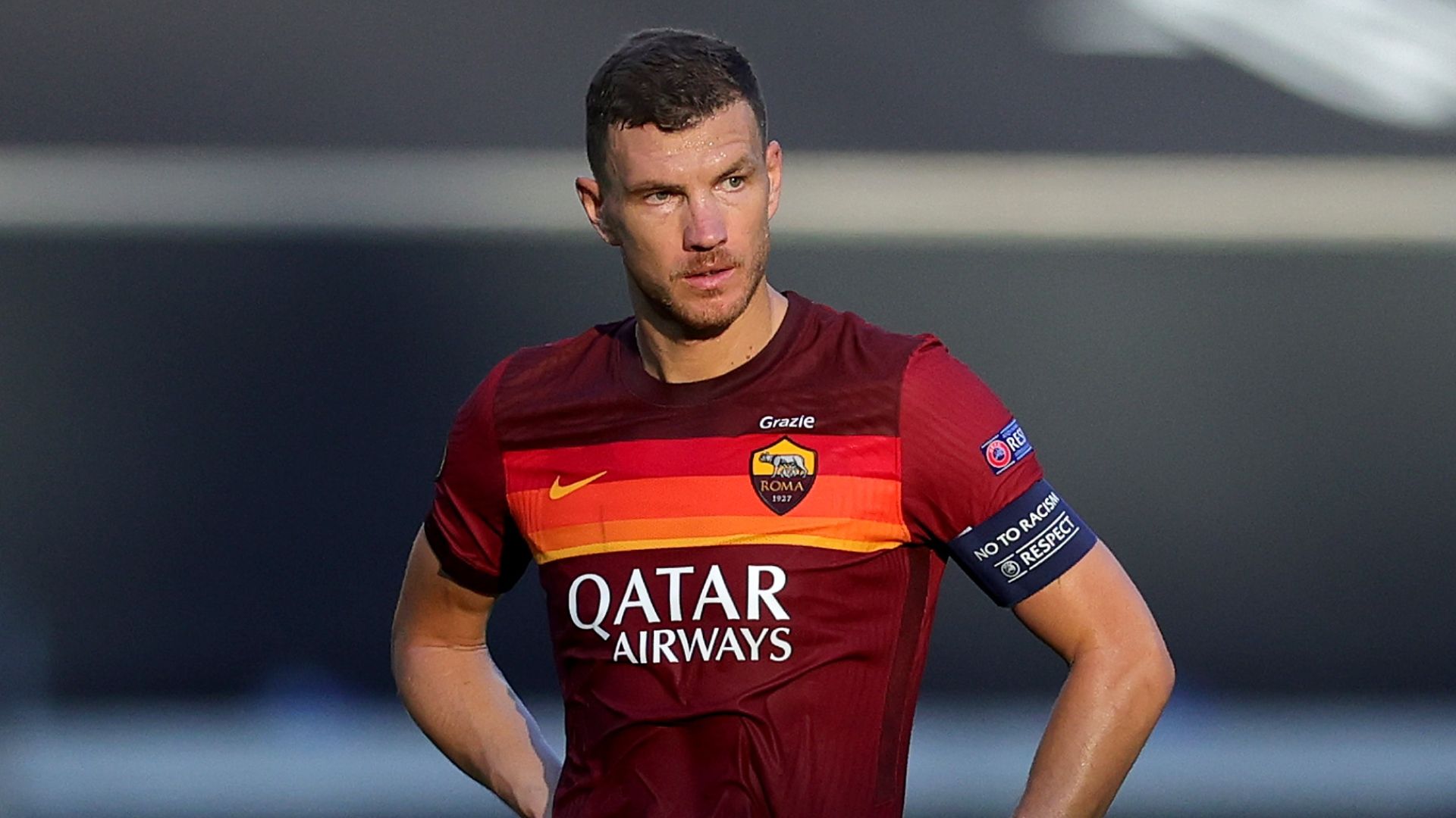 Edin Dzeko Sevilla Roma UEFA Europa League