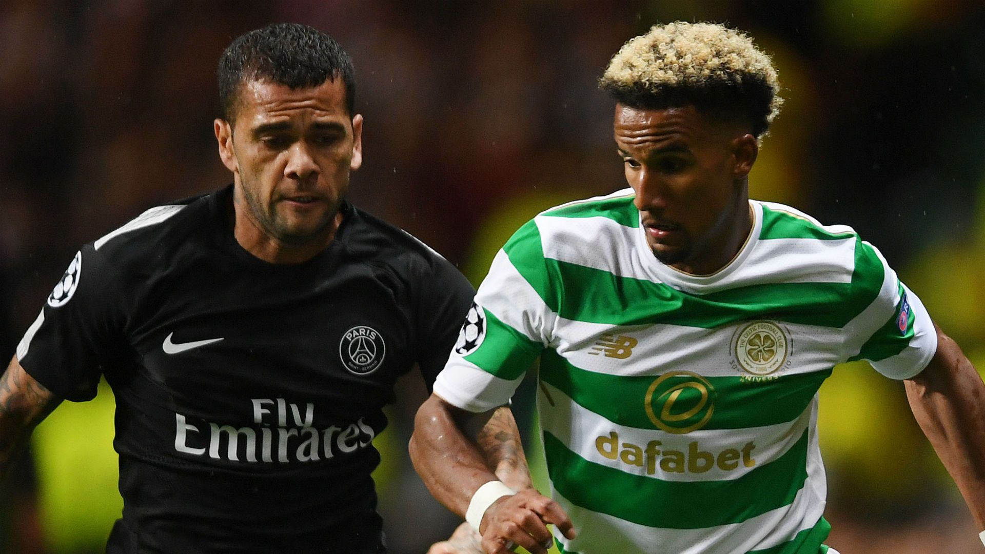 Dani Alves PSG Scott Sinclair Celtic Champions League