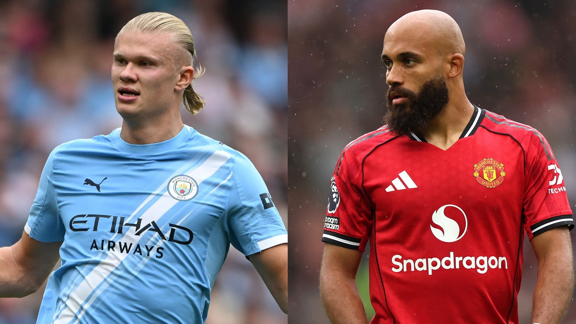 Erling Haaland Manchester City Bryan Mbeumo Manchester United 2025-26