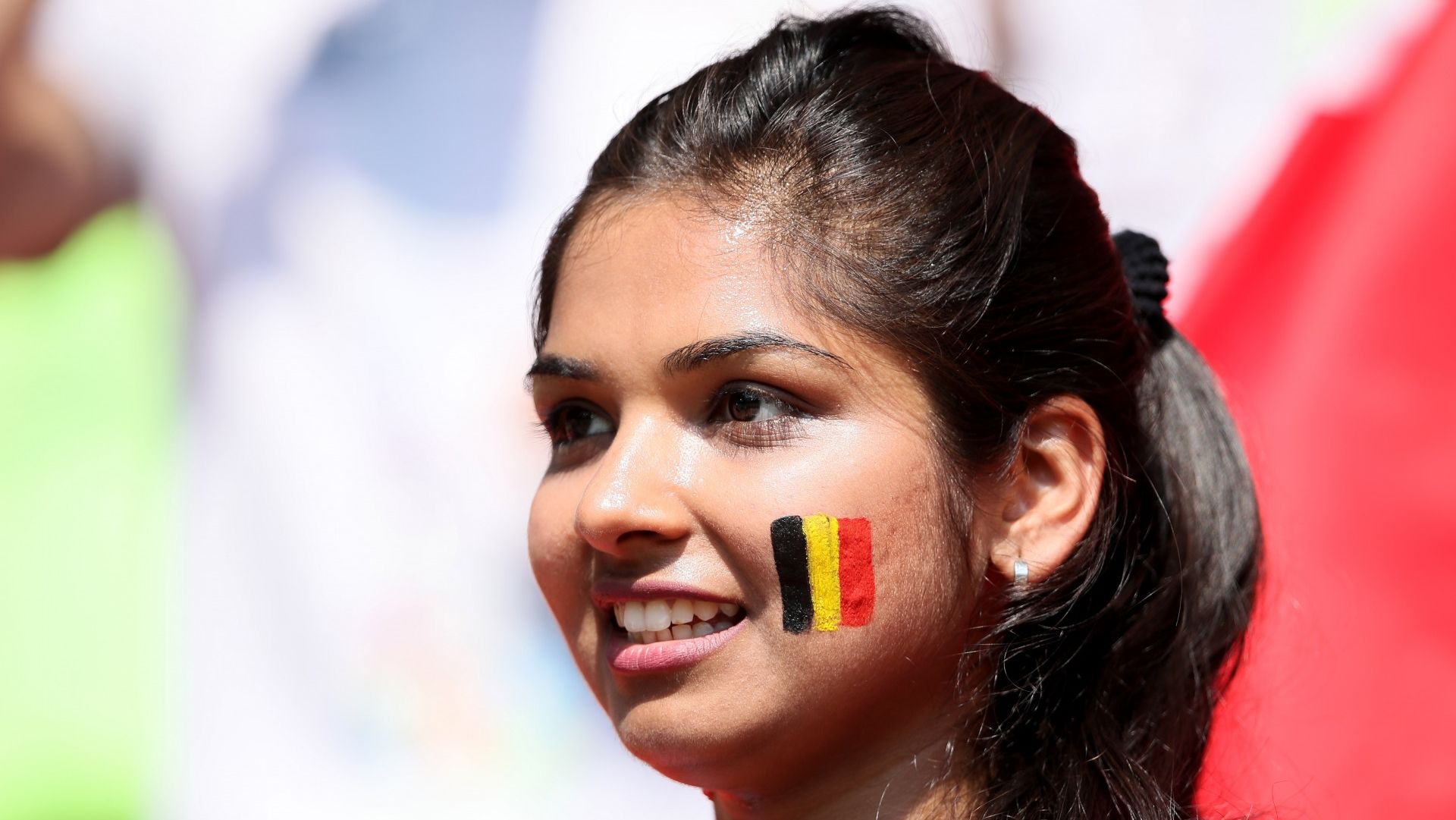 美女サポワールドカップ_ベルギーvsチュニジア_ベルギー1