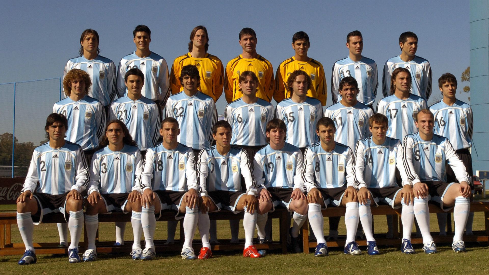 Lionel Messi Juan Roman Riquelme Argentina