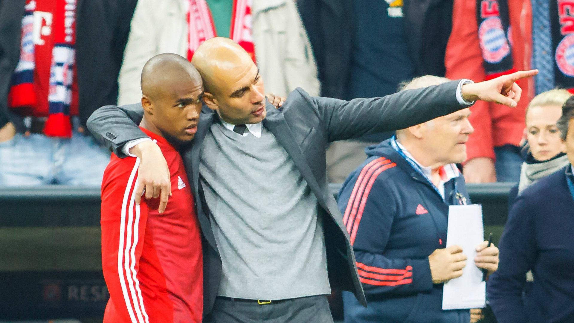 *GER ONLY* Douglas Costa Pep Guardiola FC Bayern München