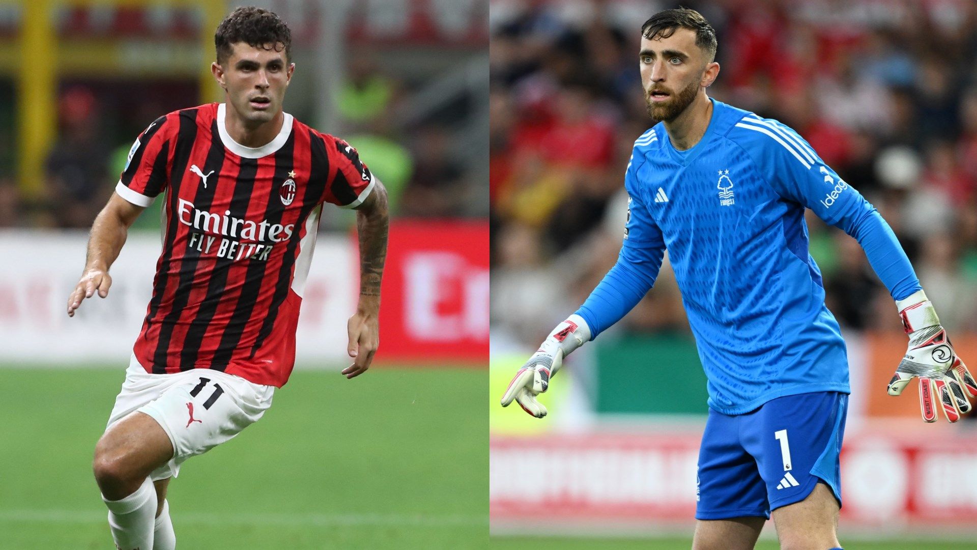 Christian Pulisic Matt Turner split