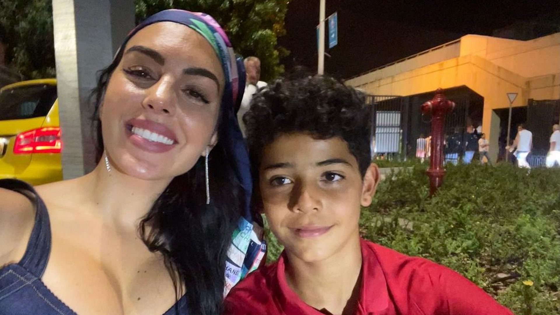 Cristiano Ronaldo Jr and Georgina Rodriguez