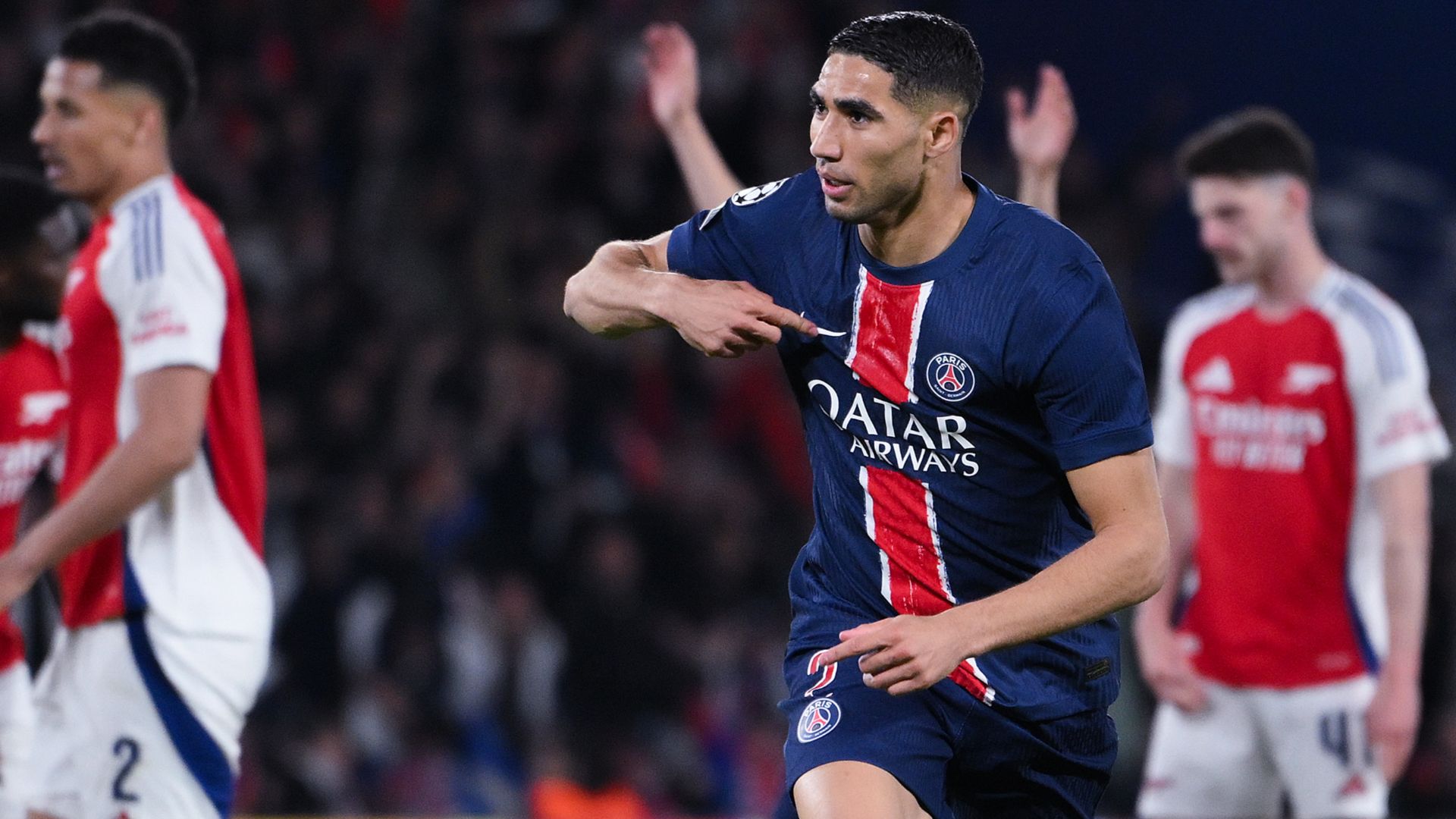 Achraf Hakimi PSG Arsenal 2024-25