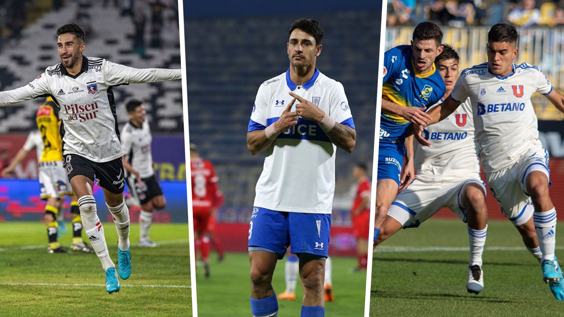 Colo Colo, Universidad Católica, Universidad de Chile