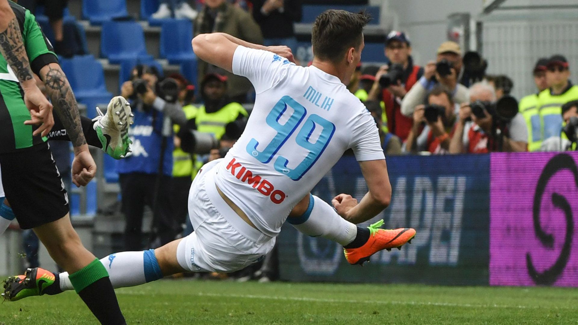 Arkadiusz Milik Sassuolo Napoli Serie A