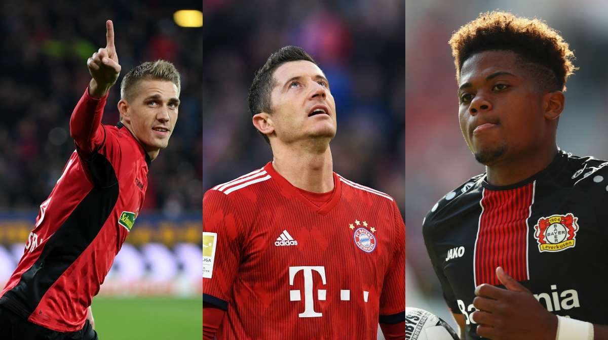 GFX Bundesliga Petersen, Lewandowski, Bailey