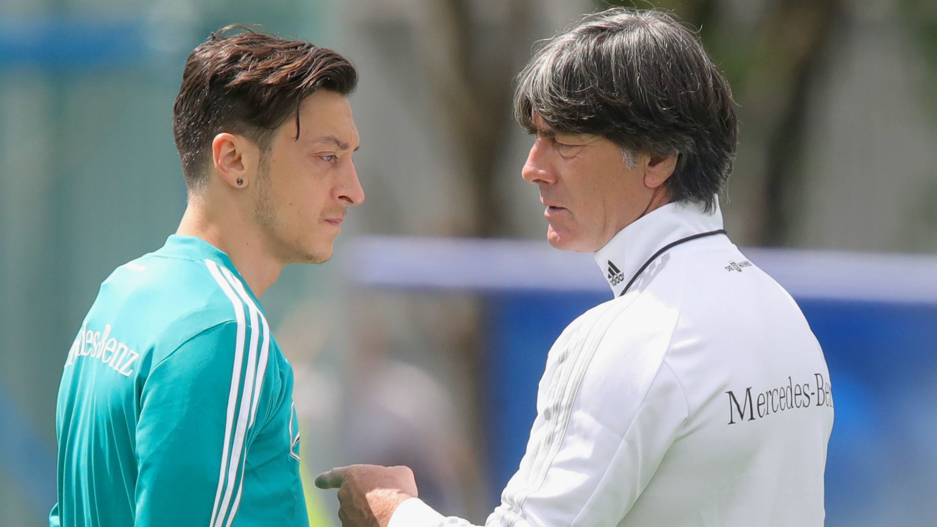 Mesut Ozil Joachim Low Germany