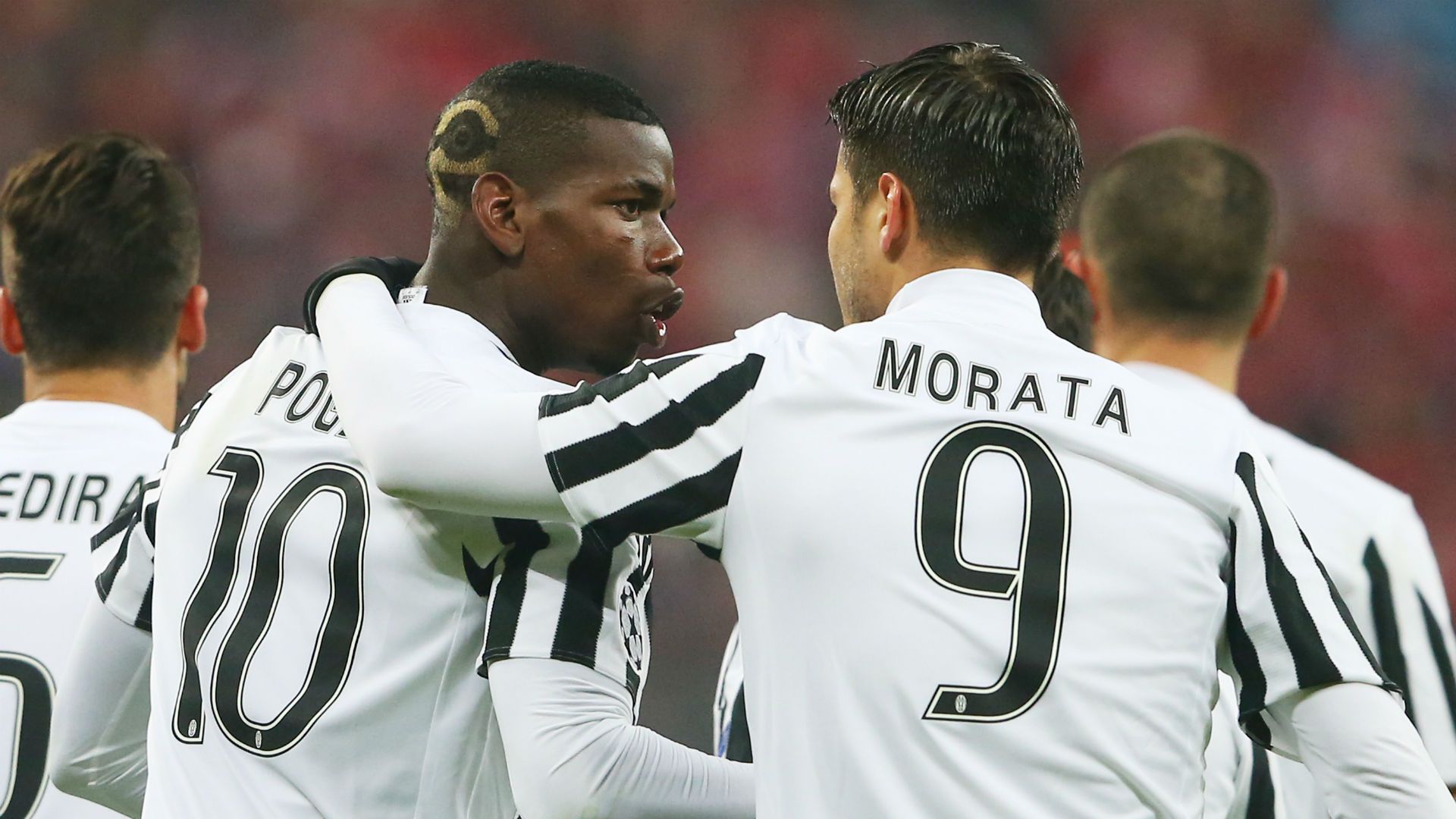 Paul Pogba Alvaro Morata Juventus