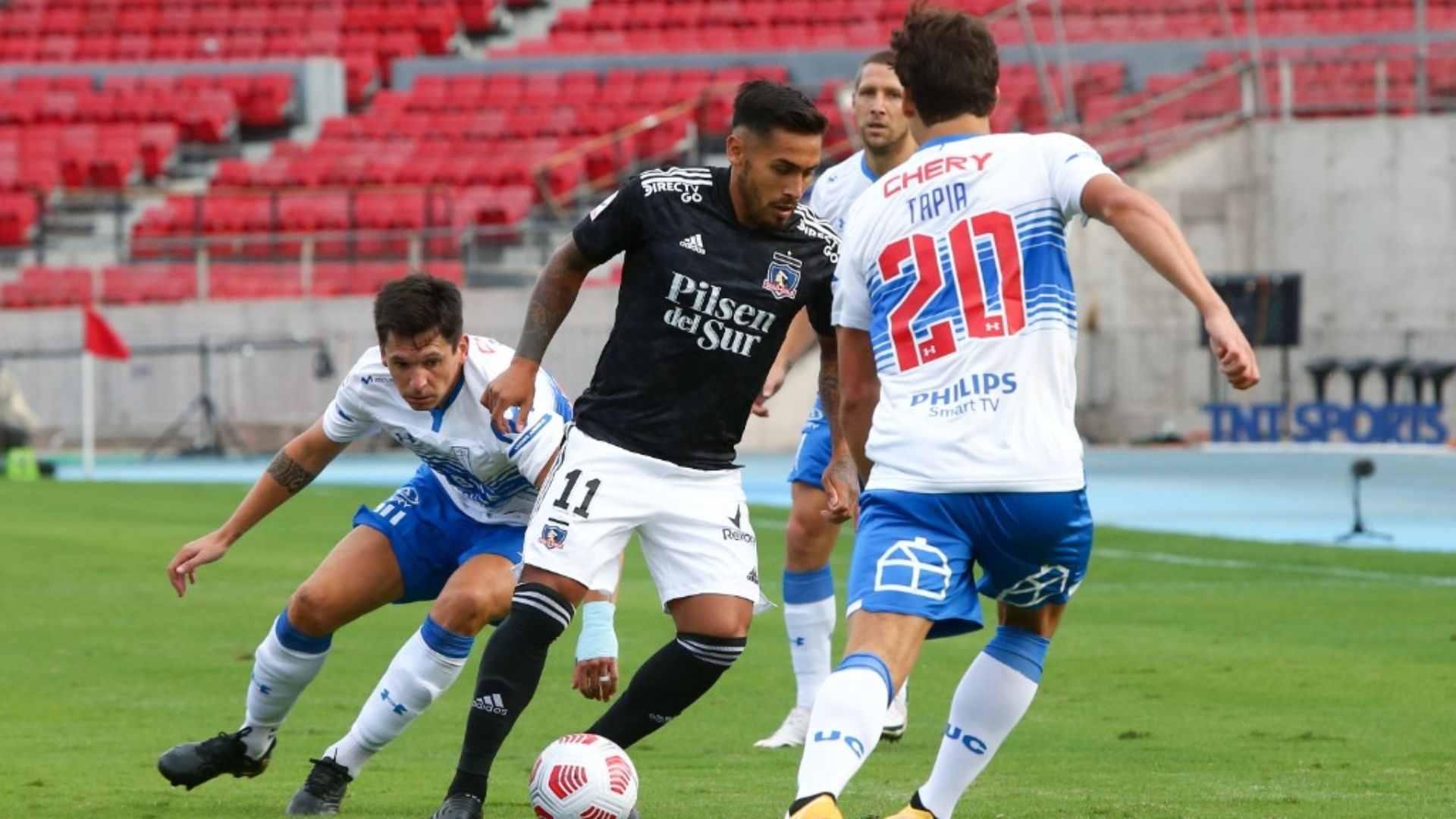 Supercopa 2020-2021 Universidad Católica Colo Colo Marcos Bolados Parot Gonzalo Tapia