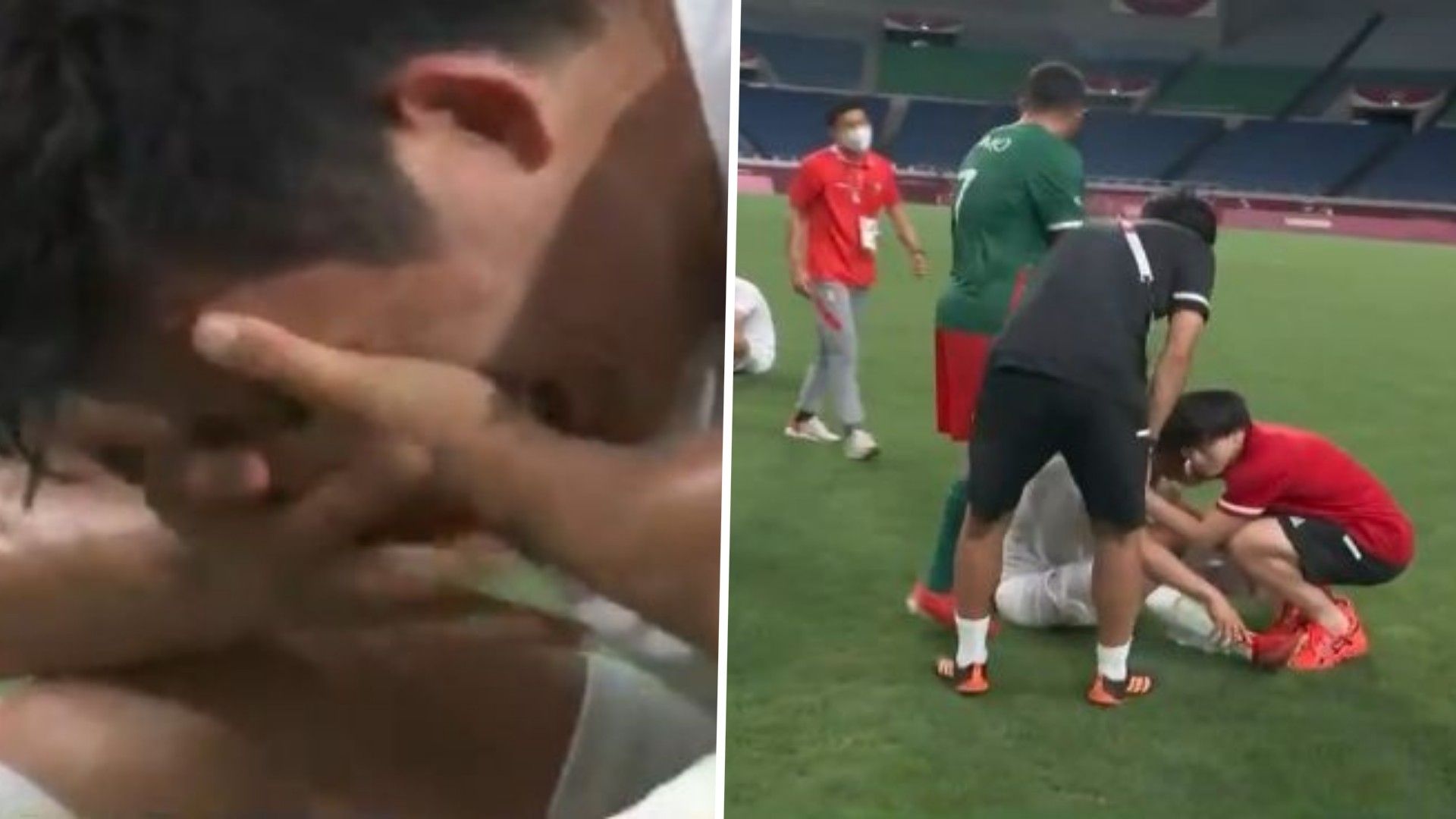 Llanto jugadores Japón