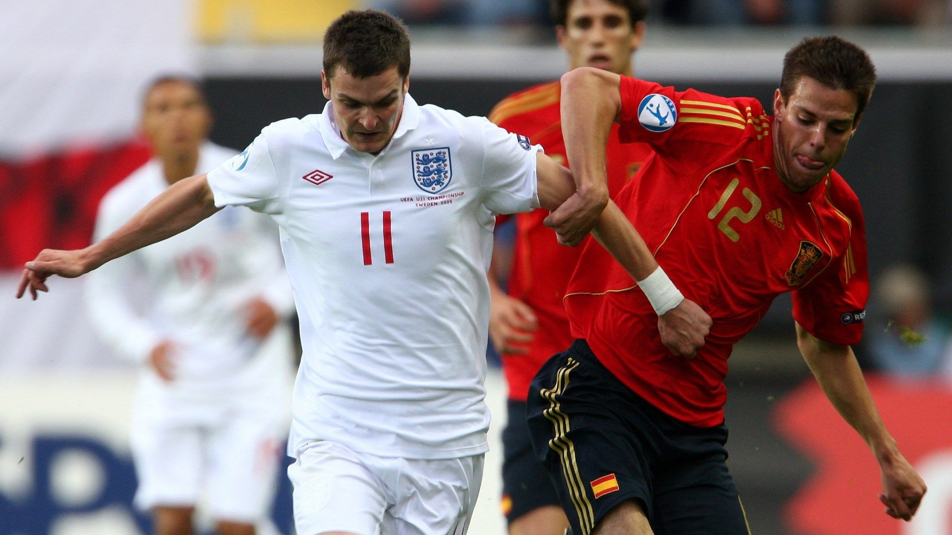 Adam Johnson England U21 2009