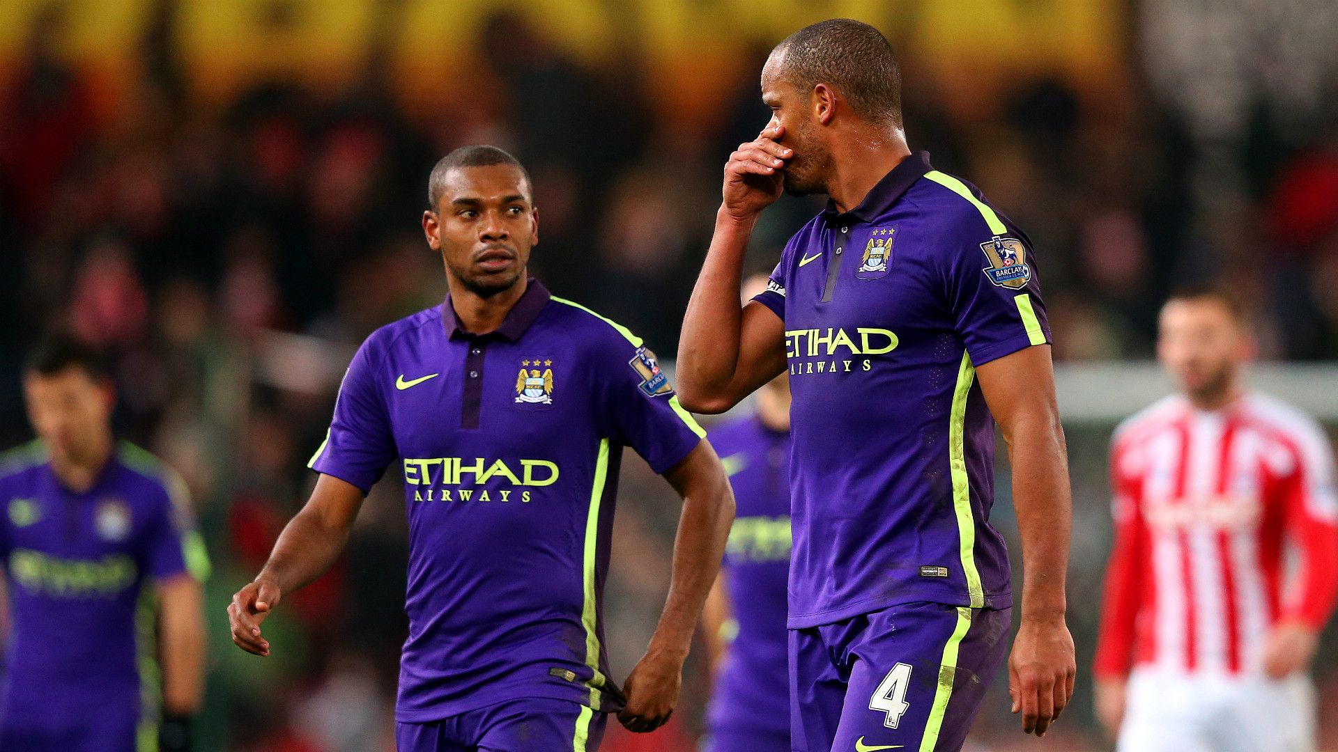 Fernandinho & Vincent Kompany | Manchester City
