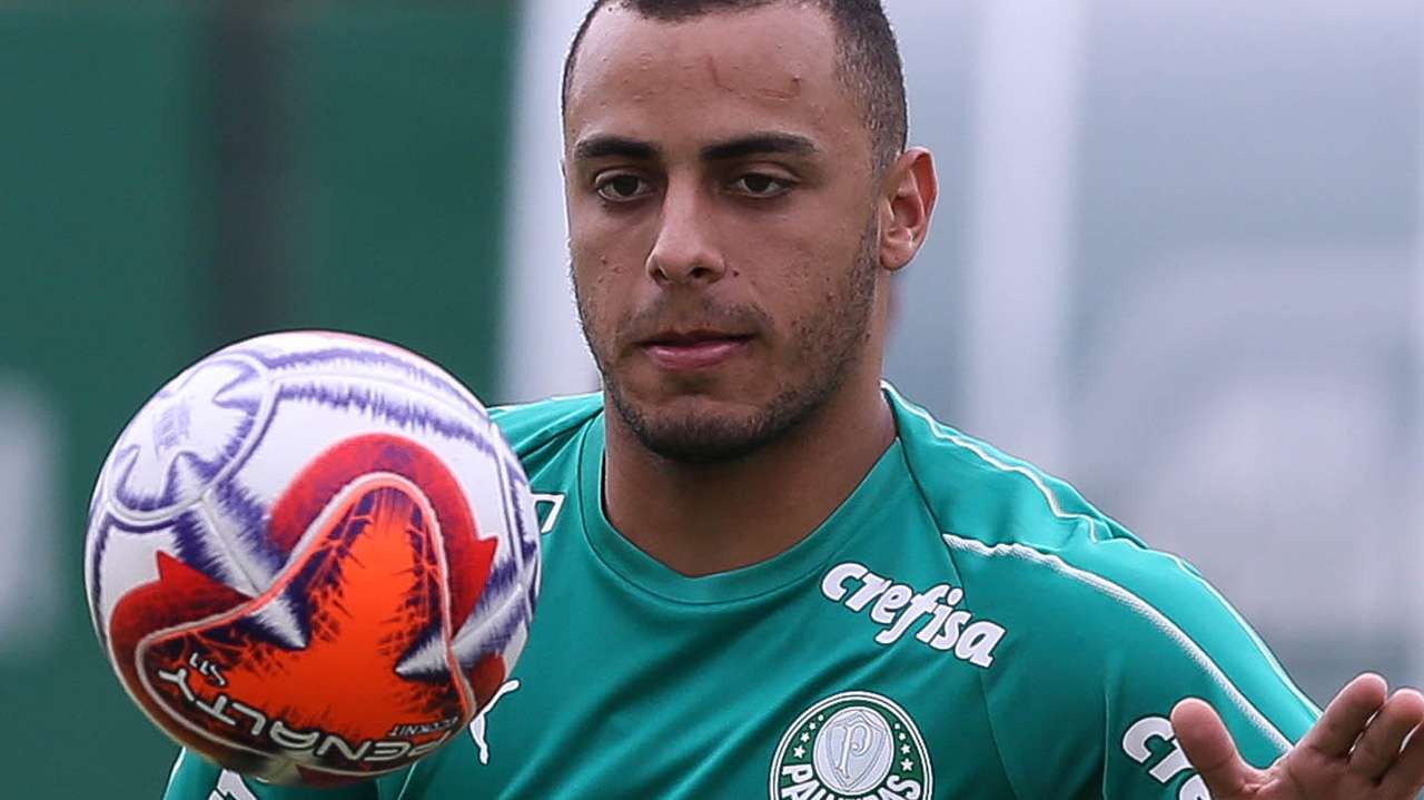 Arthur Cabral treino Palmeiras 2019