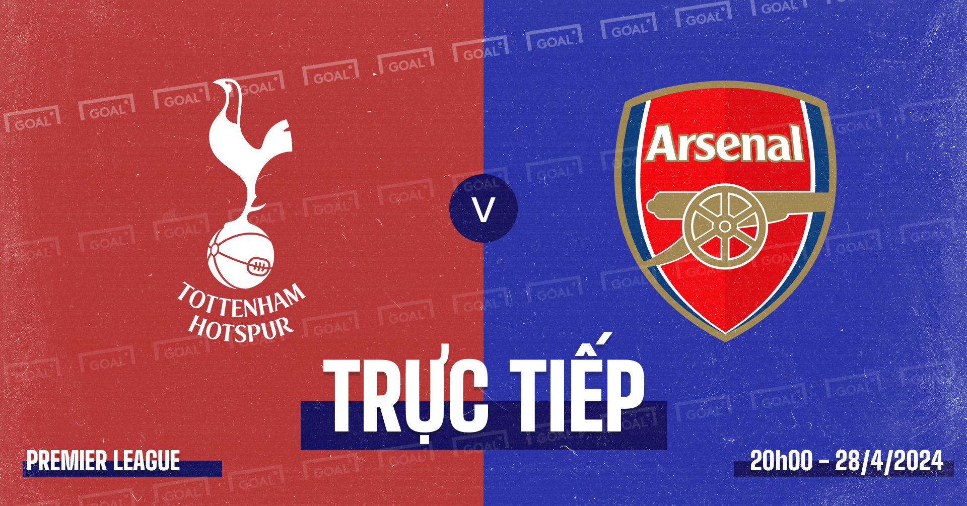 Tottenham vs Arsenal Premier League 2023/24 GFX