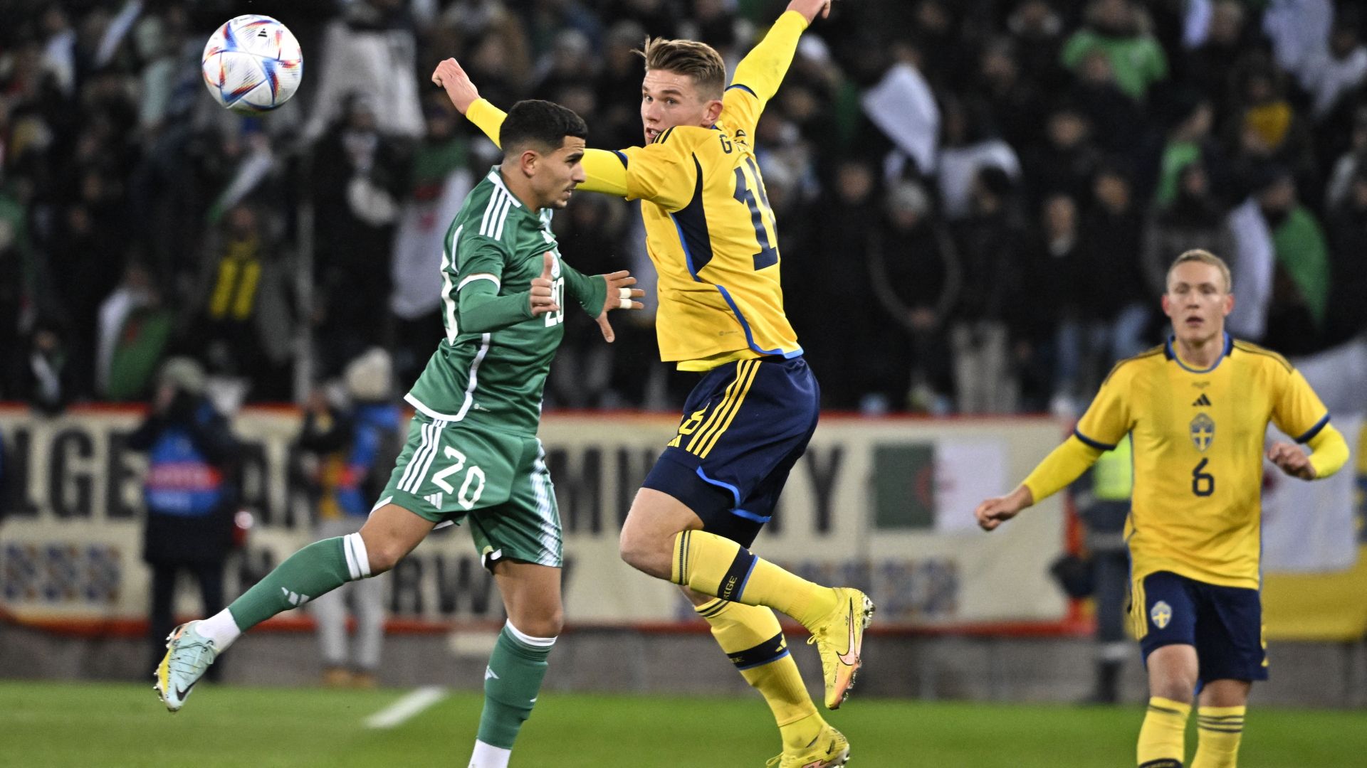 Viktor Gyokeres Youcef Atal Sweden Algeria Friendly 19112022