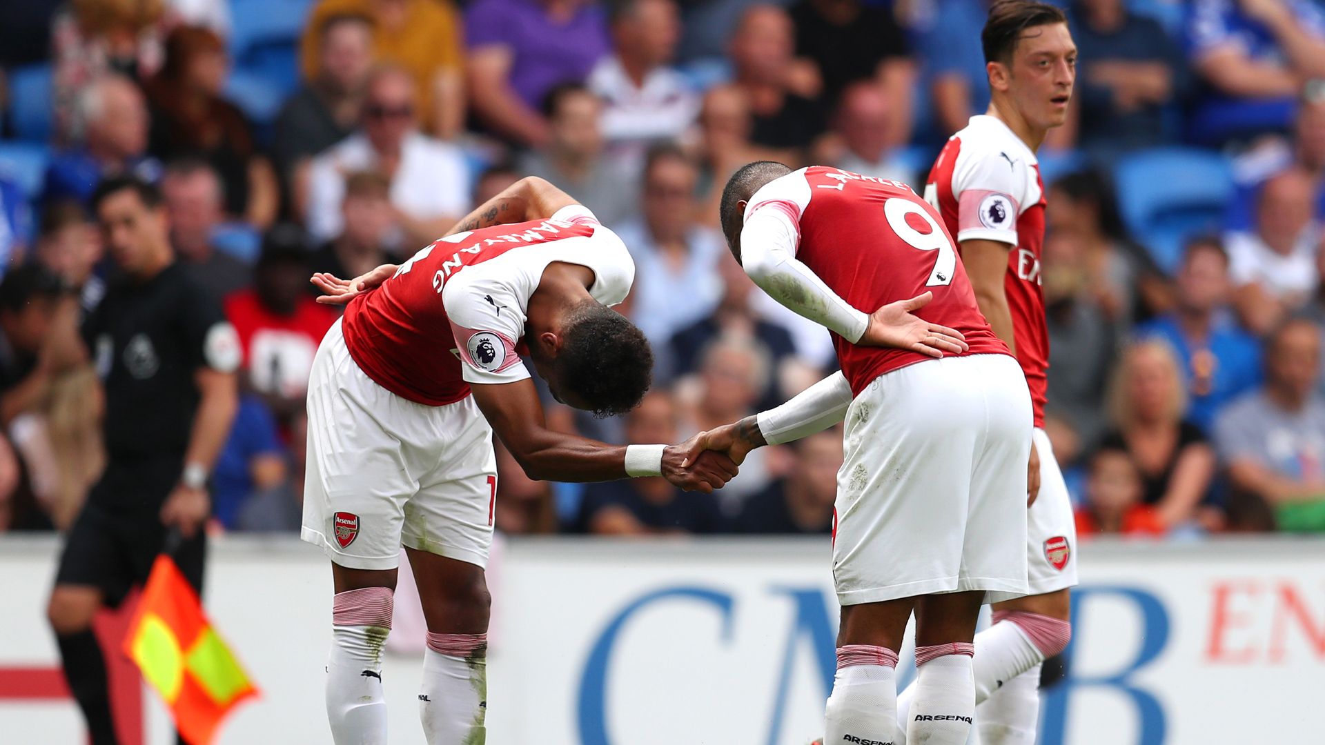 FC Arsenal Aubameyang Lacazette 02092018