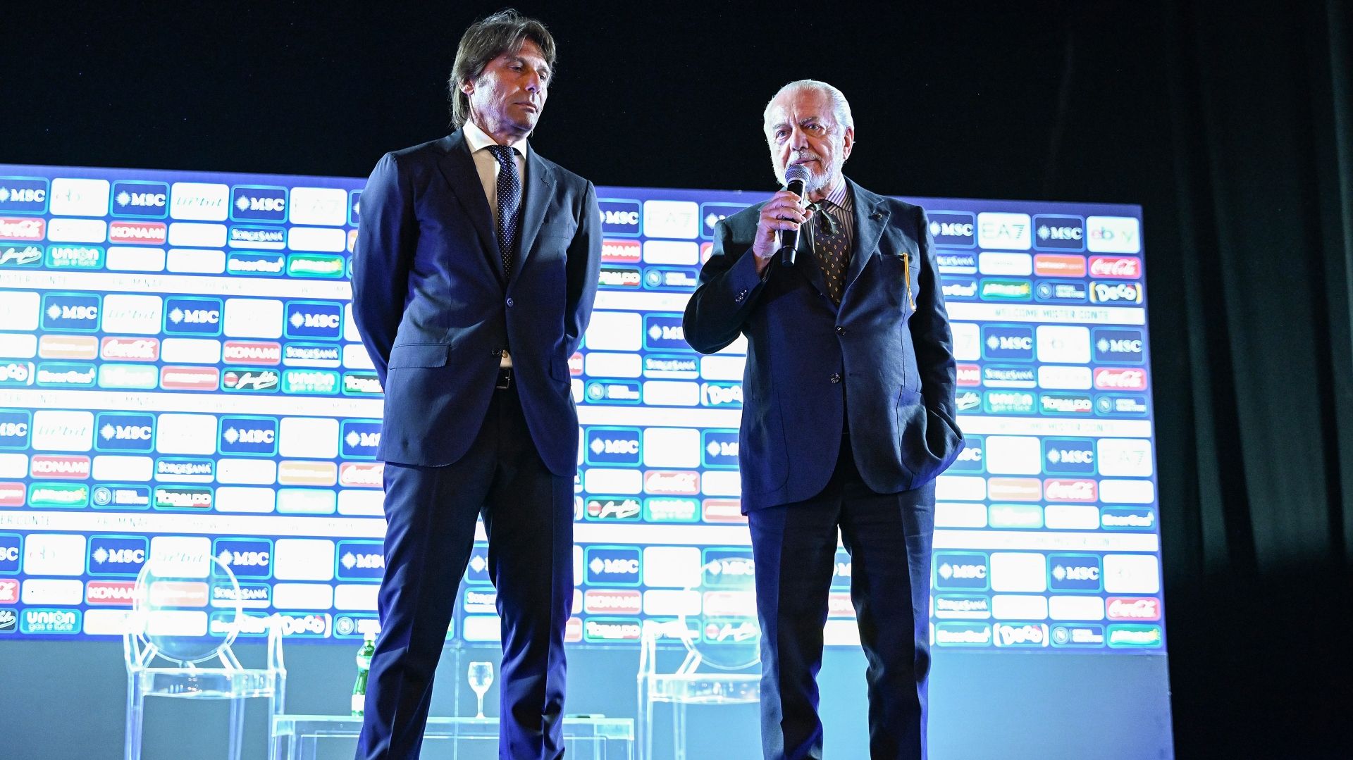 Antonio Conte Aurelio De Laurentiis Napoli