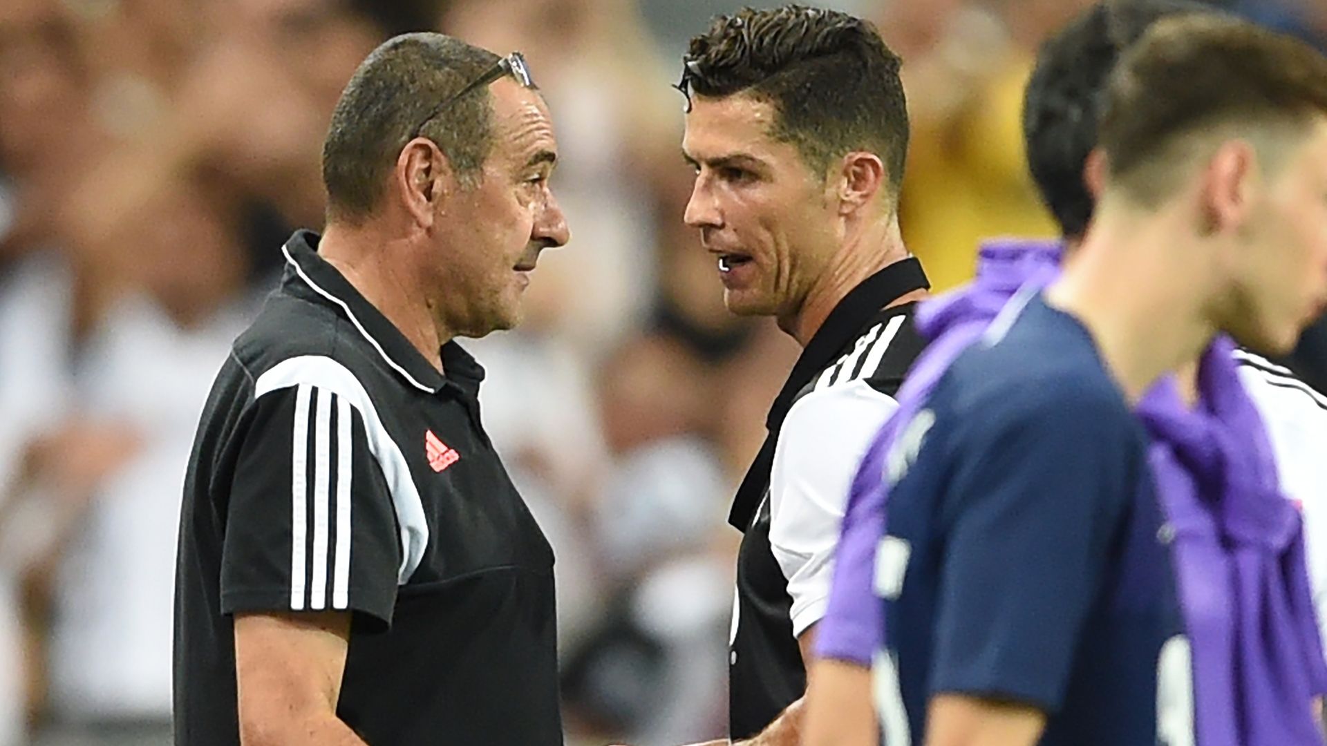 Maurizio Sarri Cristiano Ronaldo Juventus