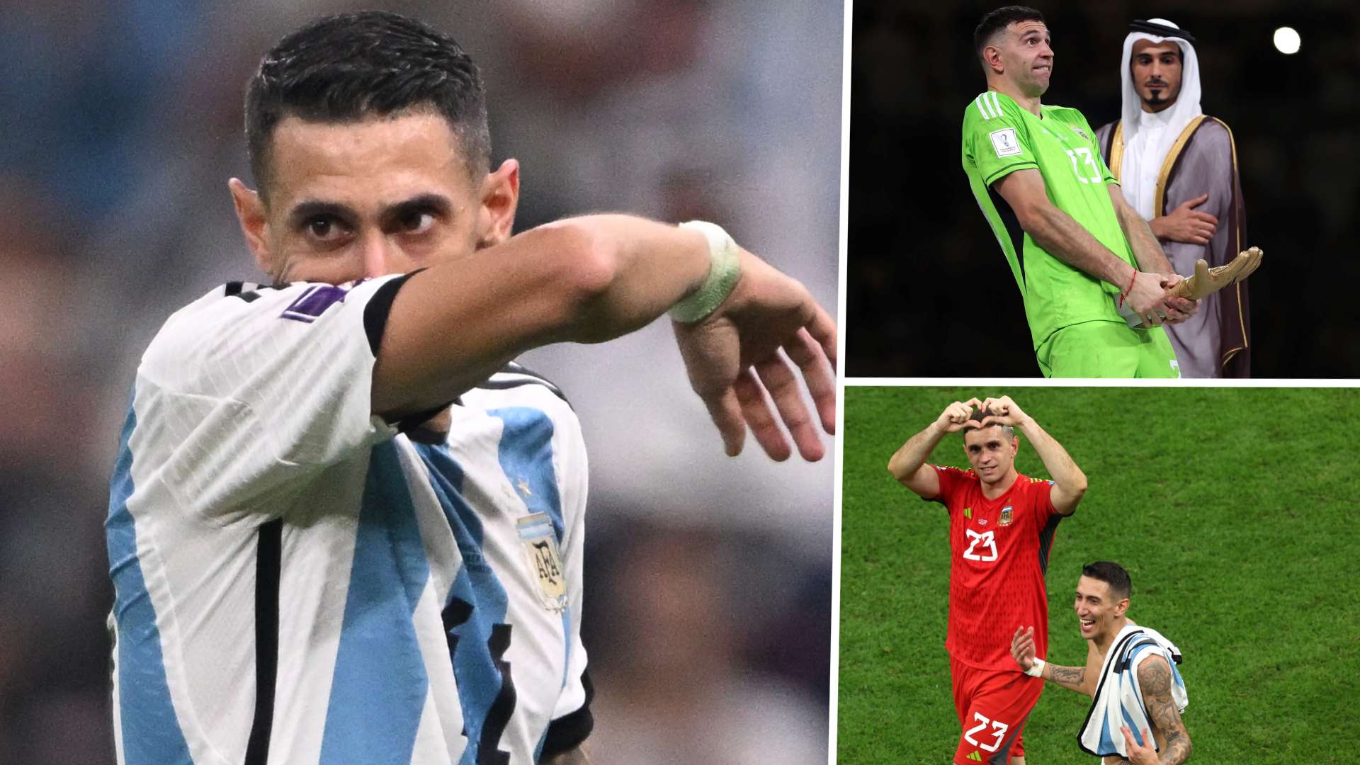 Angel Di Maria Emiliano Martinez World Cup 2022