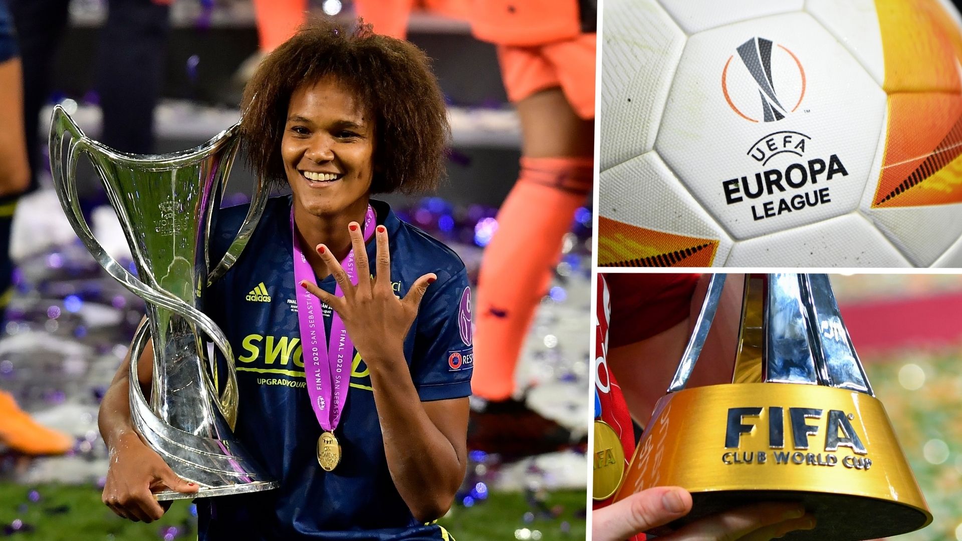 Women's Champions League Europa League Club World Cup composite