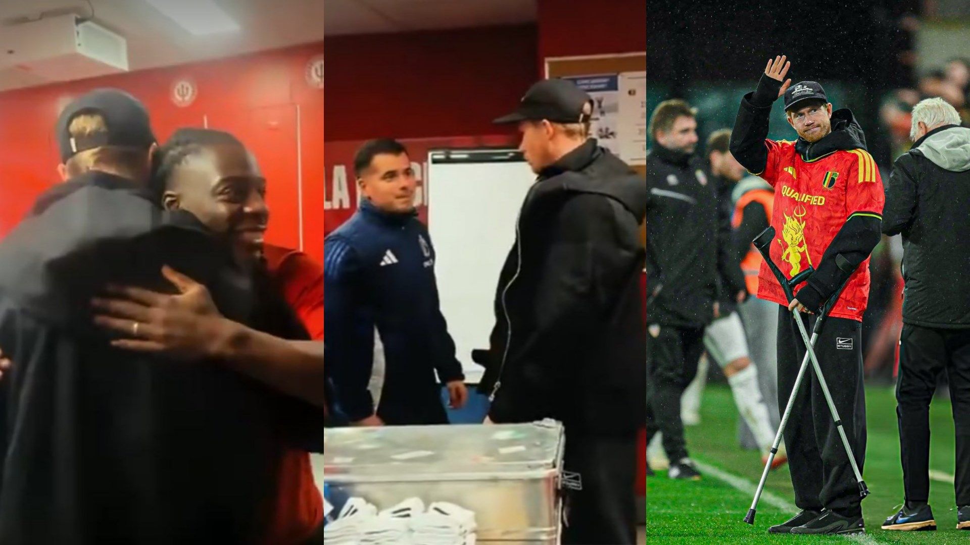 De Bruyne Belgio stampelle