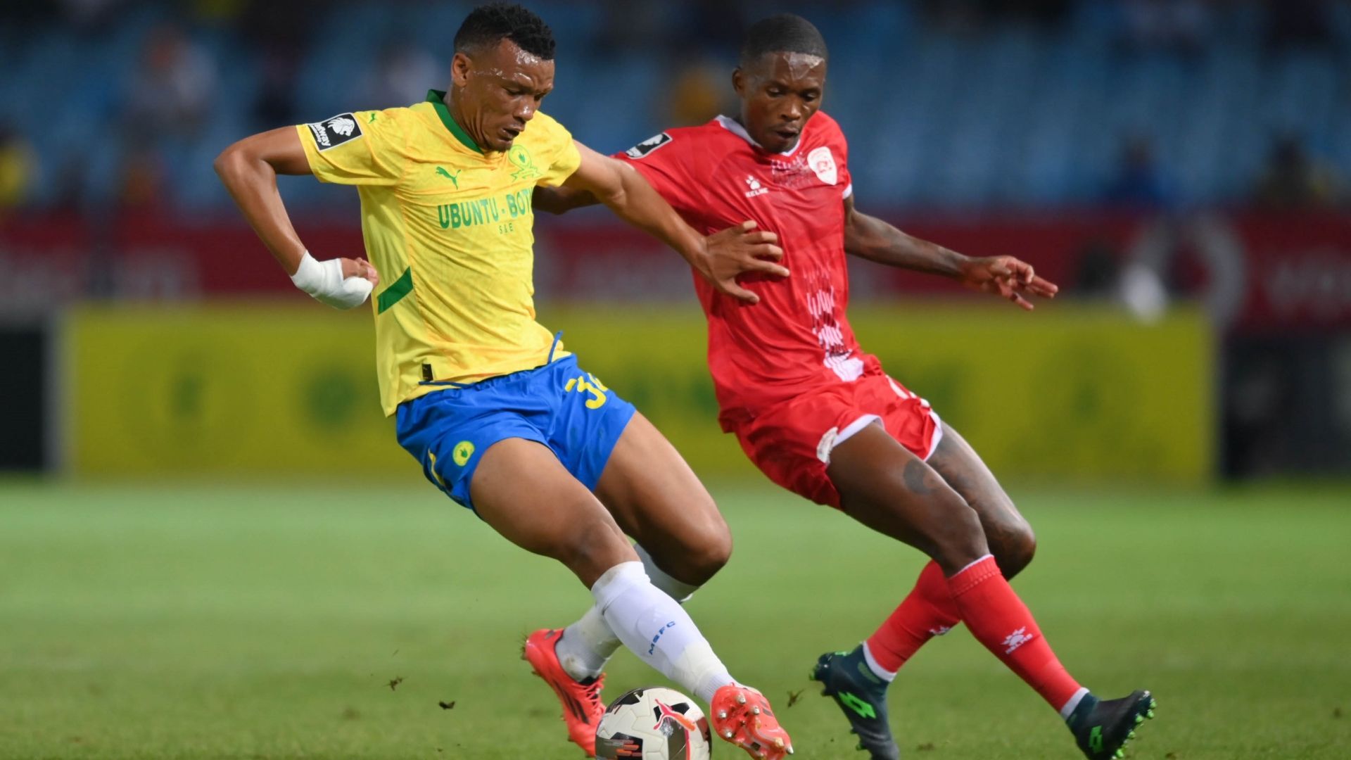 Mothobi Mvala and Thabang Monare, Mamelodi Sundowns vs Sekhukhune United
