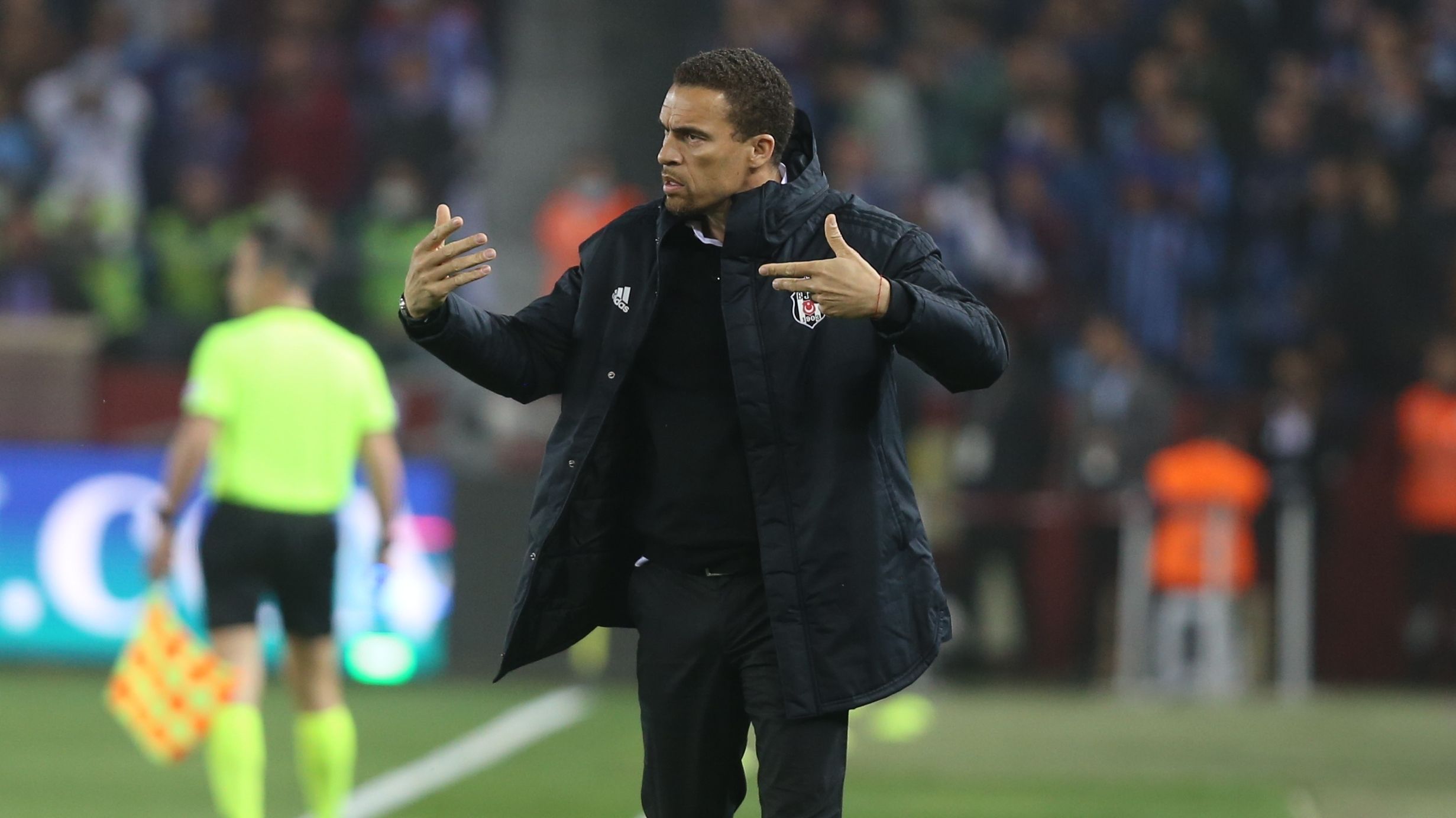 Valerien Ismael Besiktas Head Coach vs. Trabzonspor 04/03/22