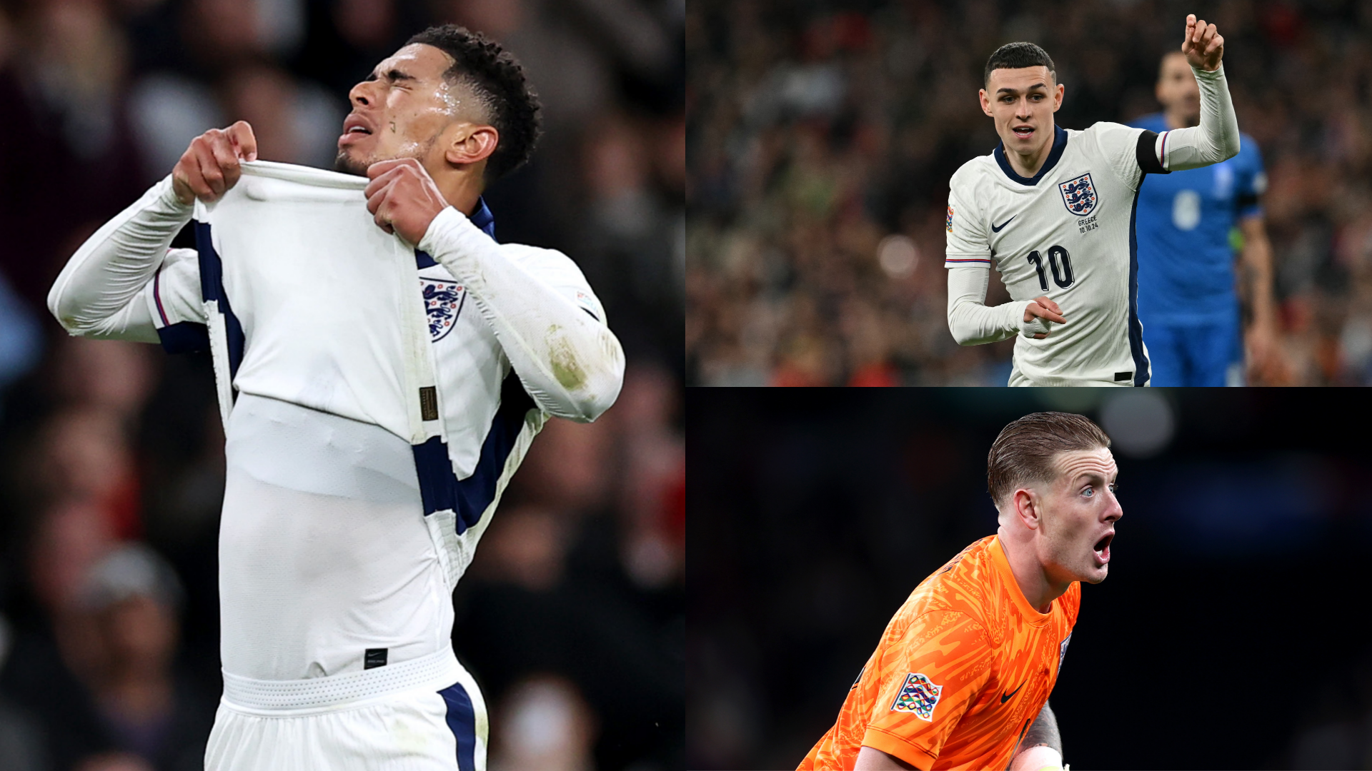 England player ratings vs Greece: Phil Foden missing again! The disappointing Three Lions were beaten despite the heroics of Jude Bellingham, while Jordan Pickford struggled in goal