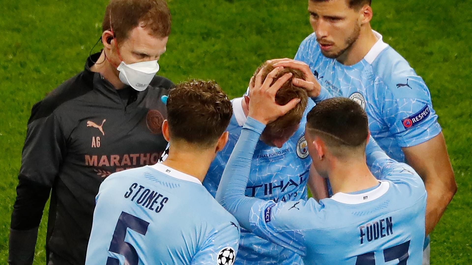Kevin De Bruyne Manchester City Verletzung Champions League Finale