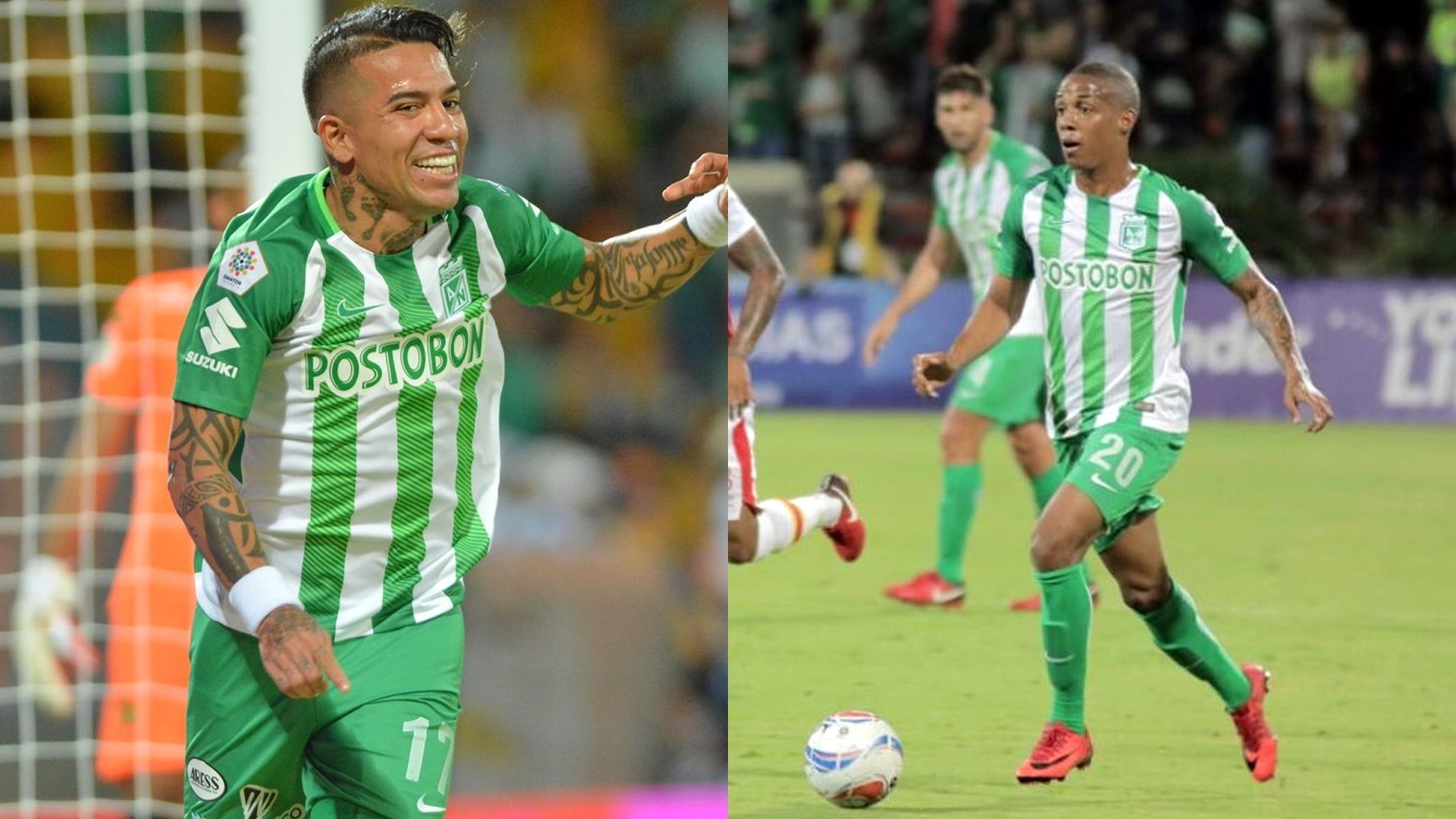 Dayro Moreno Jeison Lucumí Atlético Nacional 2018