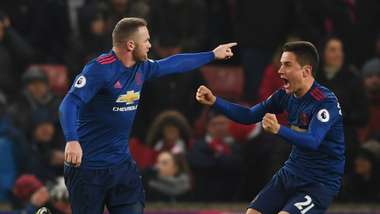 Wayne Rooney Manchester United Stoke City Premier League