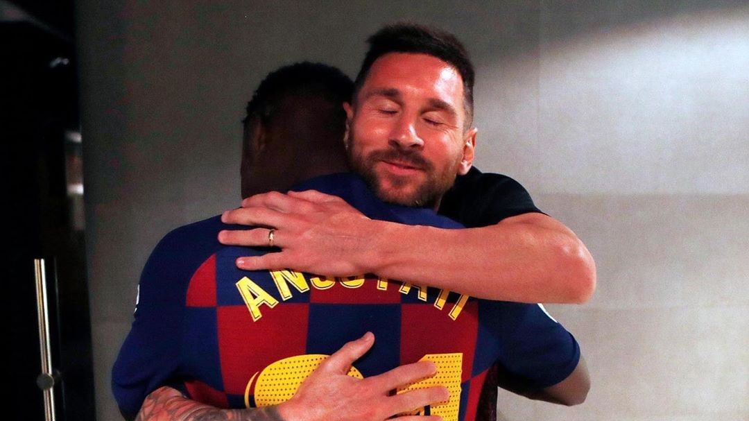 Lionel Messi & Ansu Fati Barcelona