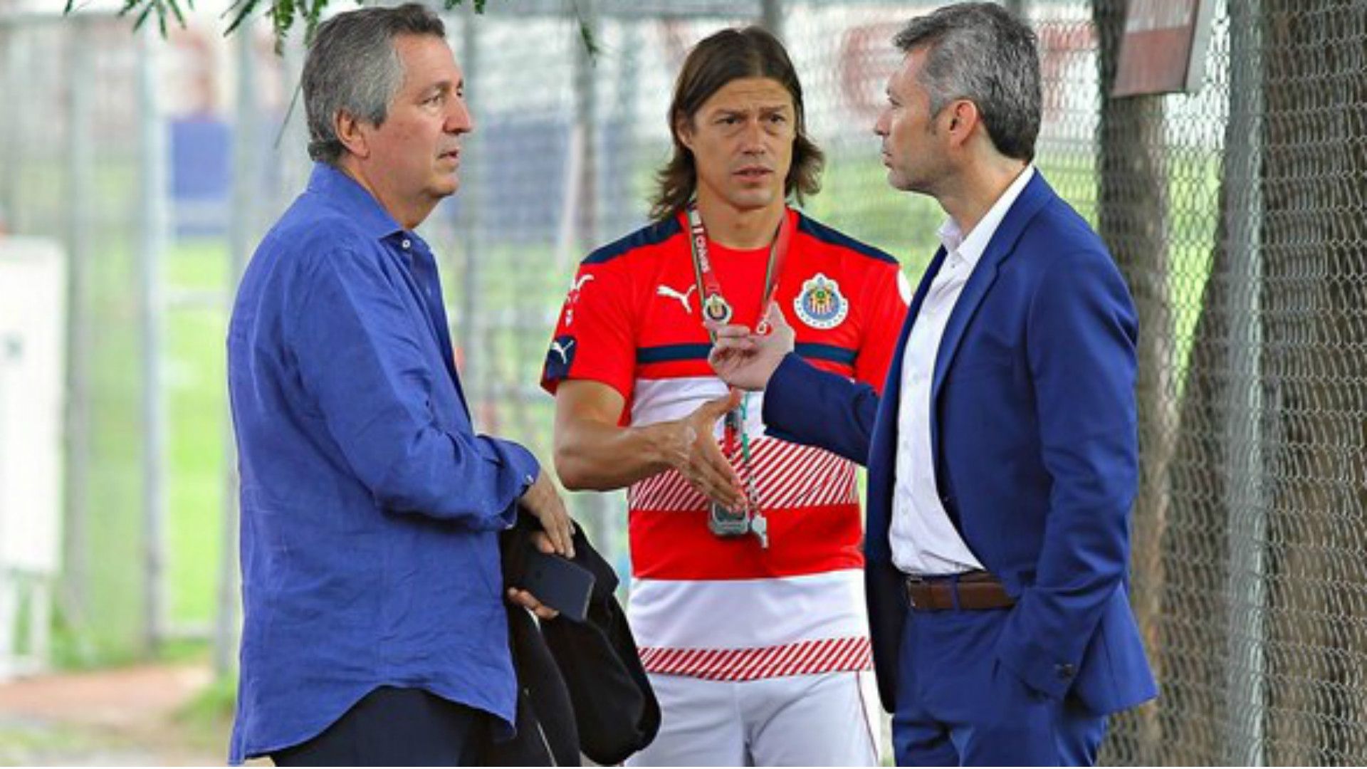 José Luis Higuera, Matías Almeyda, Jorge Vergara