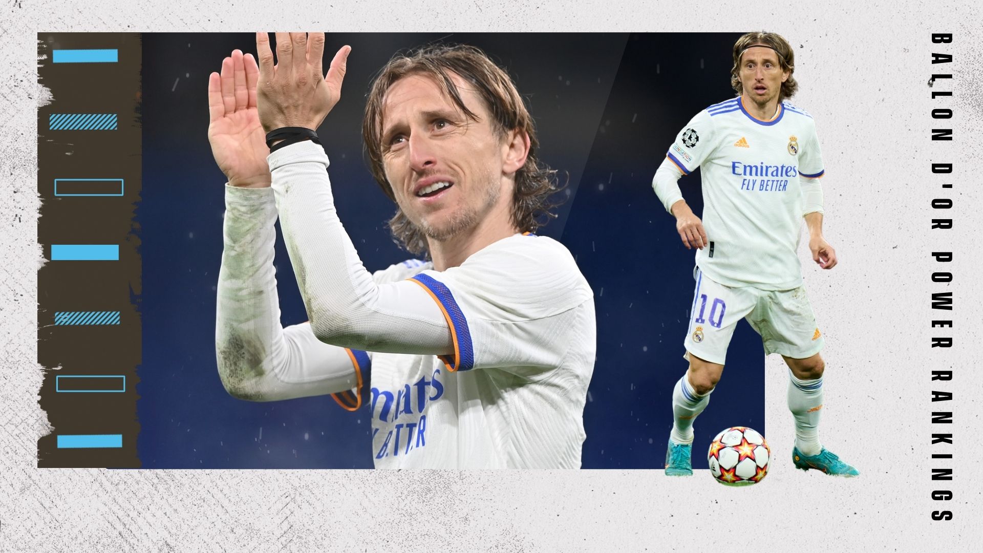 Luka Modric Ballon d'Or Rankings GFX