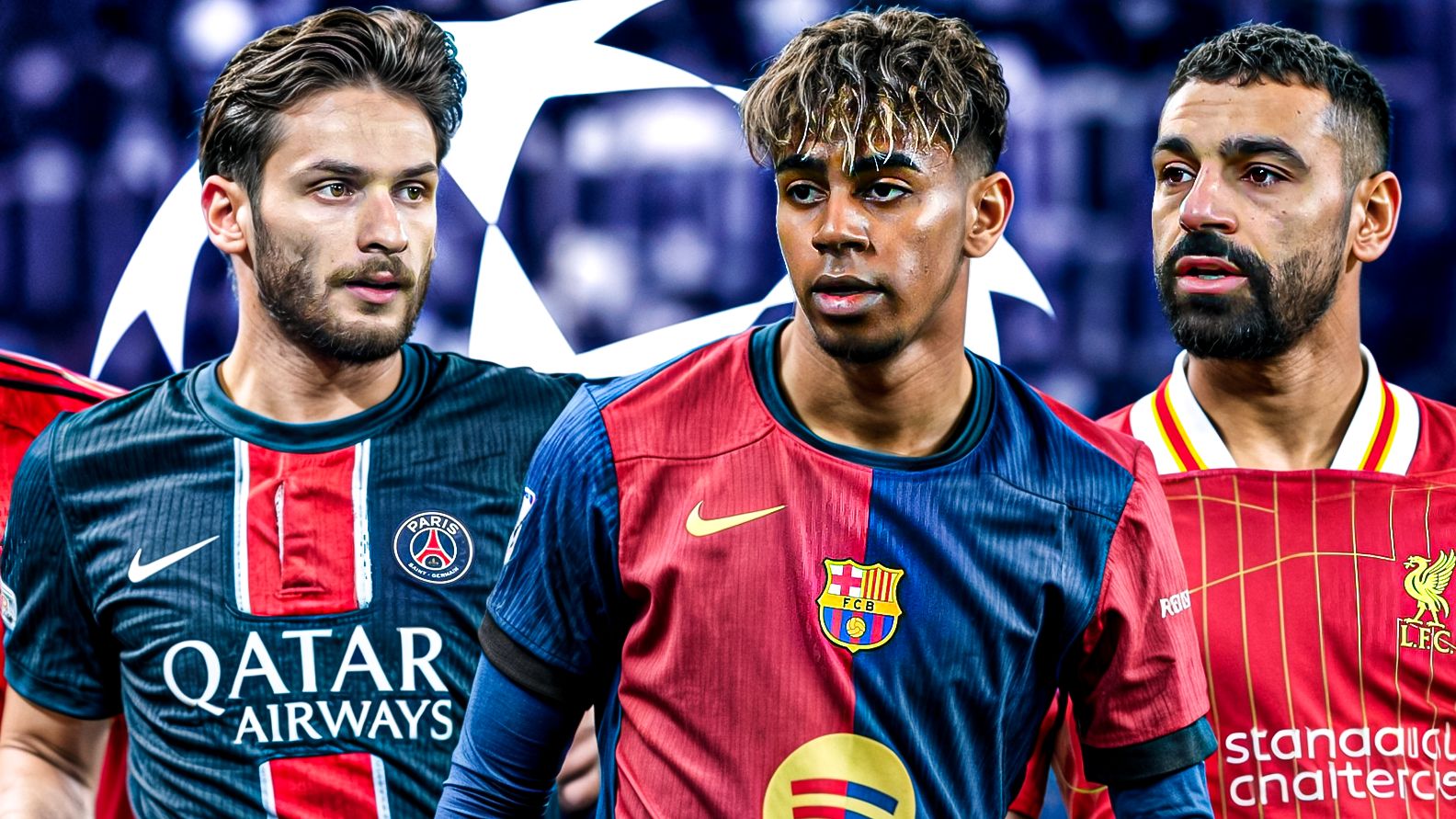 Kane Kvaratkshelia PSG Yamal Salah GFX