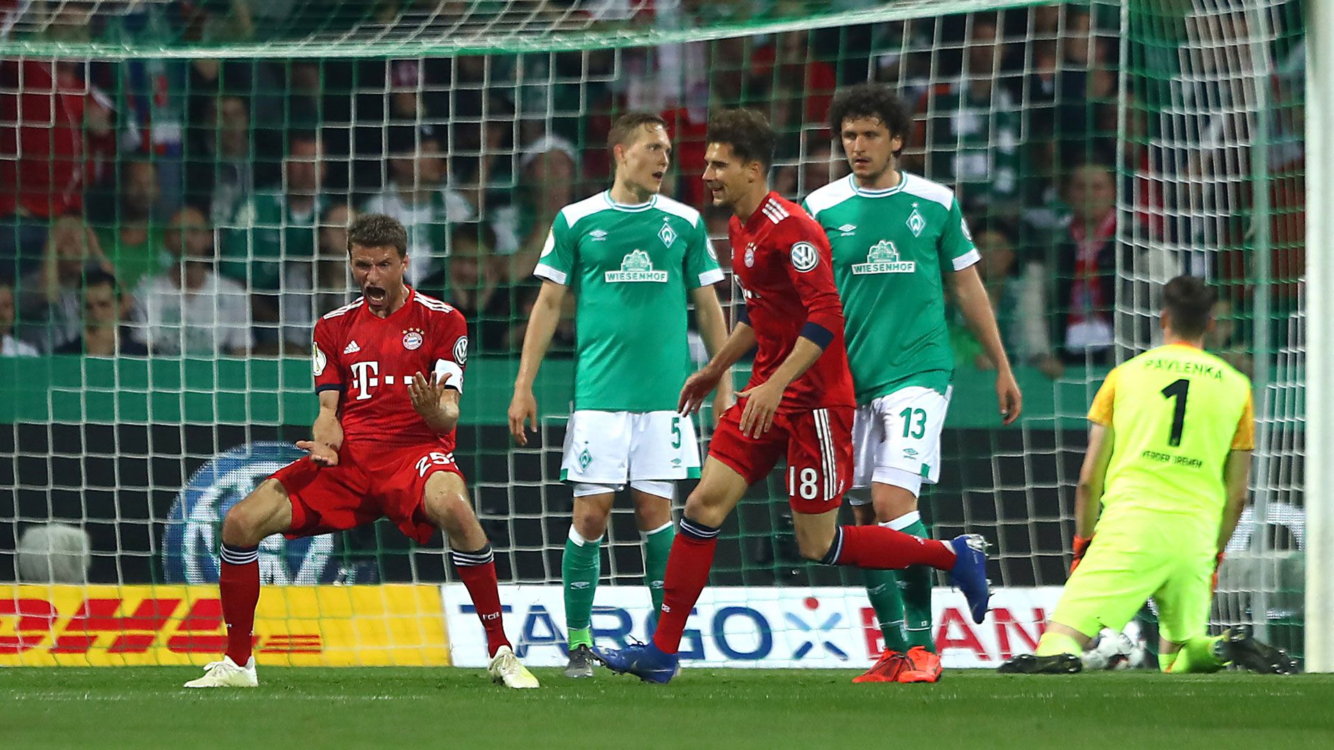 Thomas Müller Werder Bremen FC Bayern München DFB-Pokal 24042019
