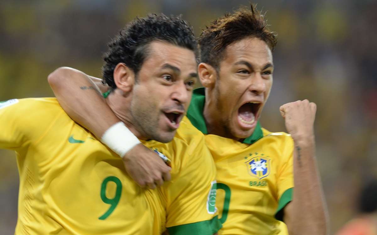 Fred, Neymar - Brazil vs Spain, 2013 Confederations Cup