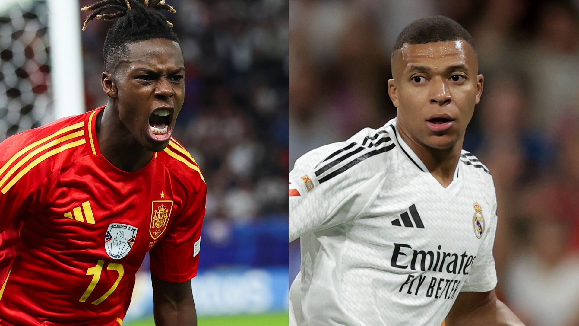 Nico Williams Kylian Mbappe