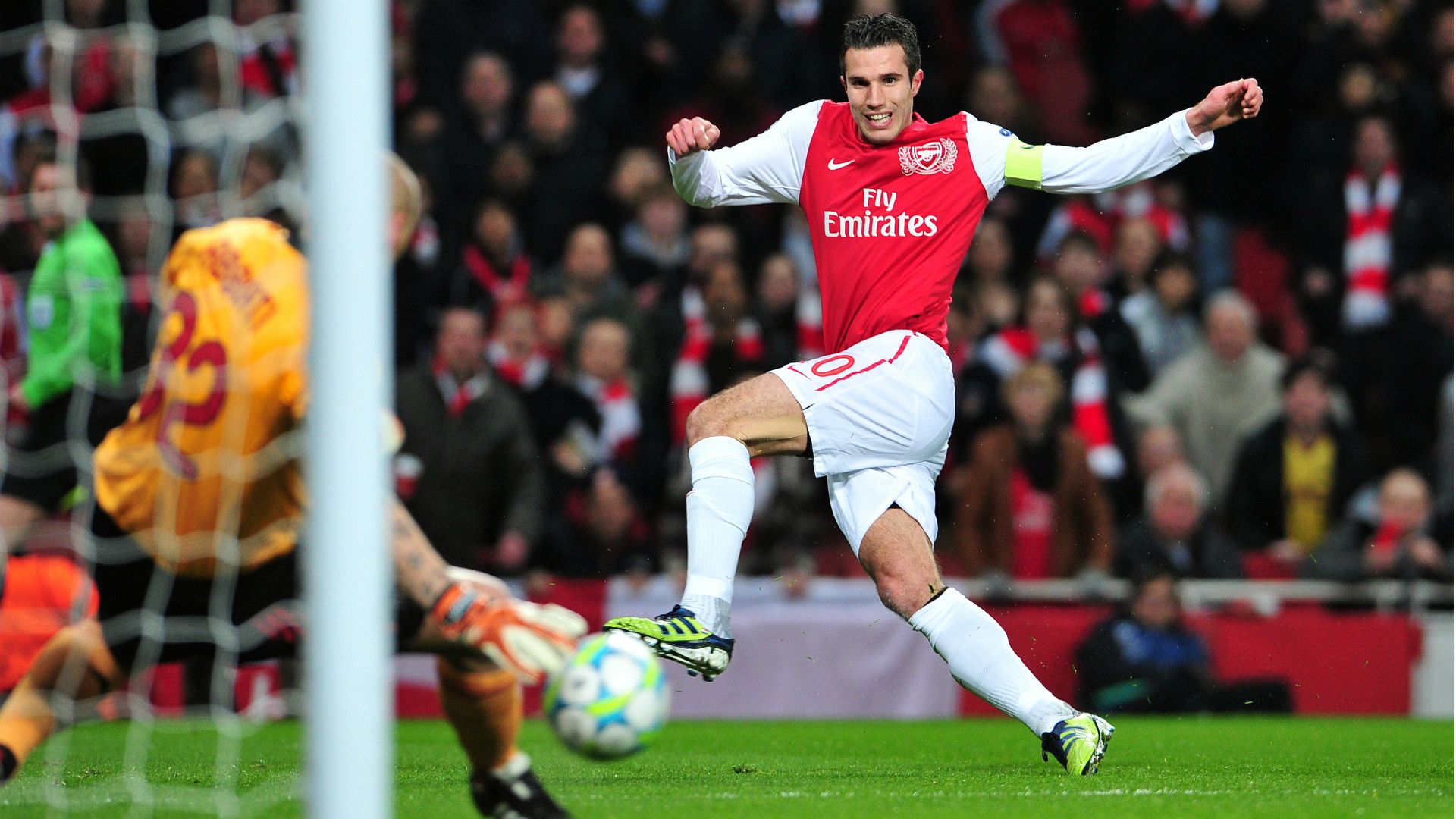 Robin van Persie Arsenal Milan Champions League 06032012